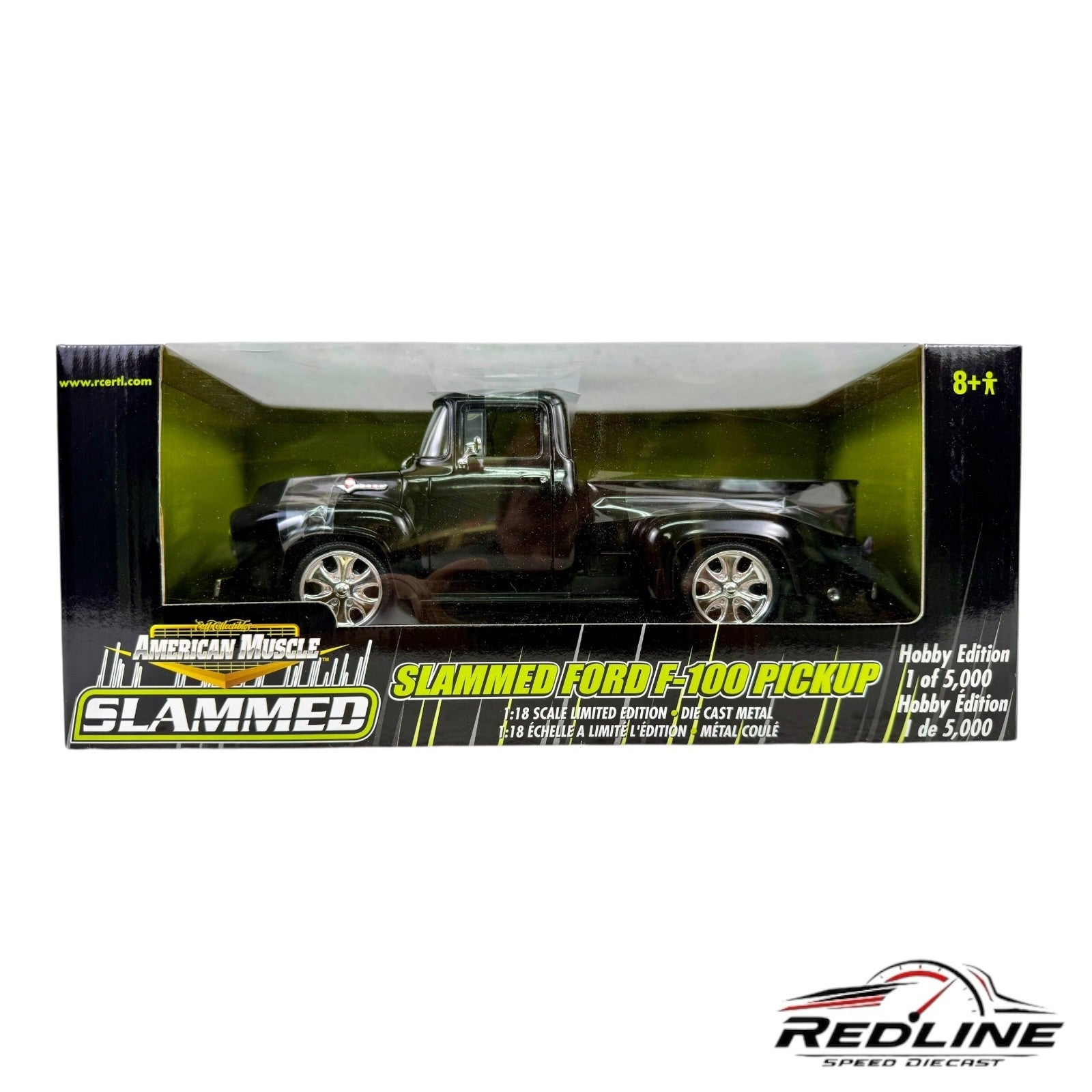 🇺🇸🇺🇸Ertl American Muscle Ford F-100 Slammed  Hobby Edition 1:18  LN🇺🇸🇺🇸