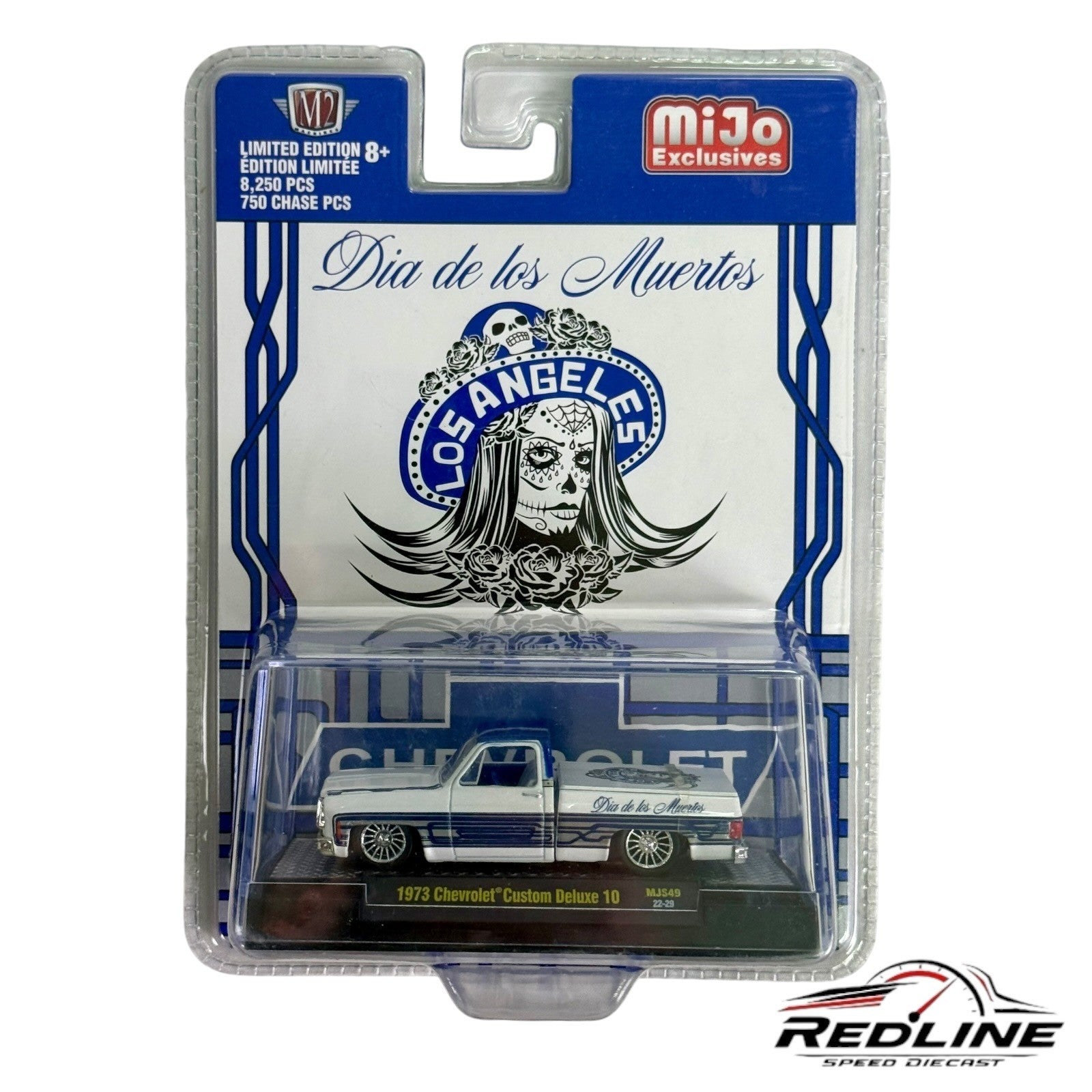 M2 Machines 1973 Chevrolet Custom Deluxe 10 Truck ” Dias De Los Muertos ” H33