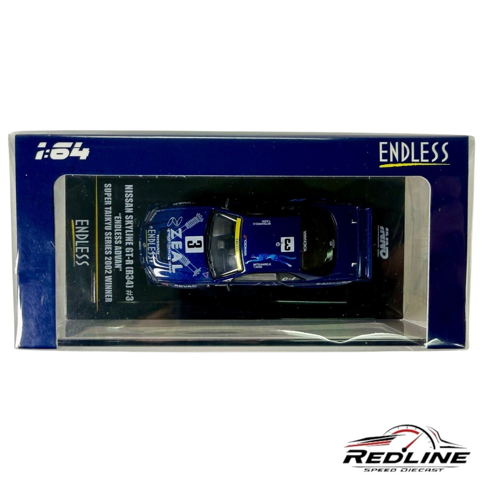 INNO64 Nissan Skyline GT-R R34)#3 Endless Advan Super Taikyu Series 2002 Winner
