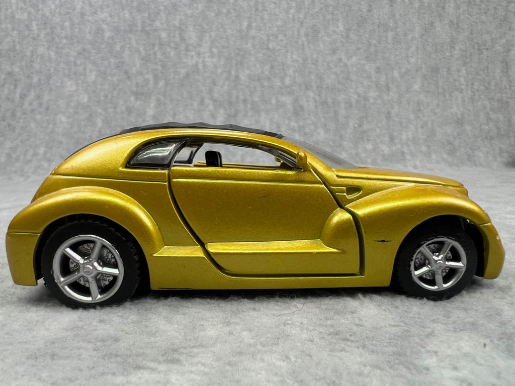 🇺🇸🇺🇸New-Ray Chrysler Pronto Cruiser Die Cast Car 1:32 Scale Gold🇺🇸🇺🇸