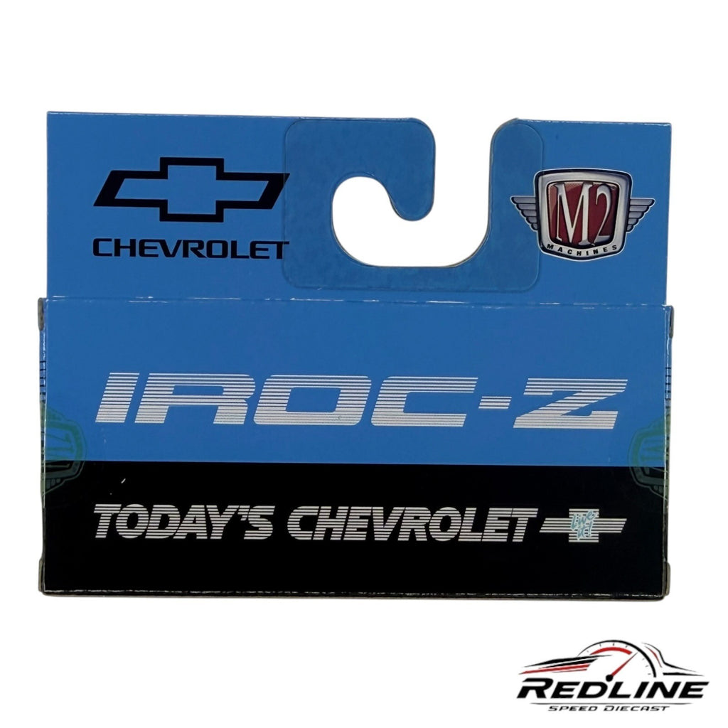M2 Machines Auto Thentics R106 1985 Chevrolet Camaro IROC-Z BLUE H36