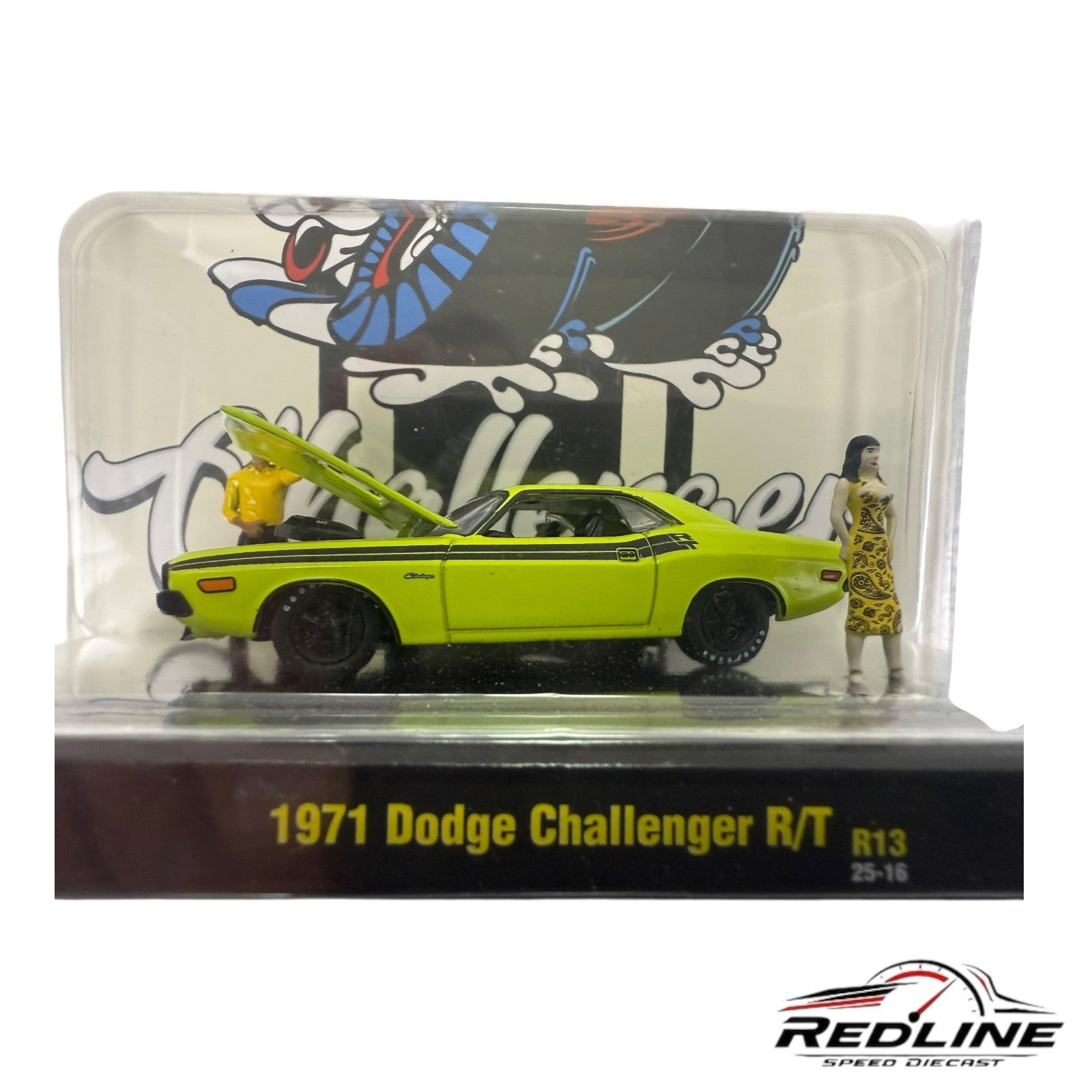 🇺🇸🇺🇸M2 Machines 1971 Dodge Challenger R/T Chase R13 25-16 H29🇺🇸🇺🇸