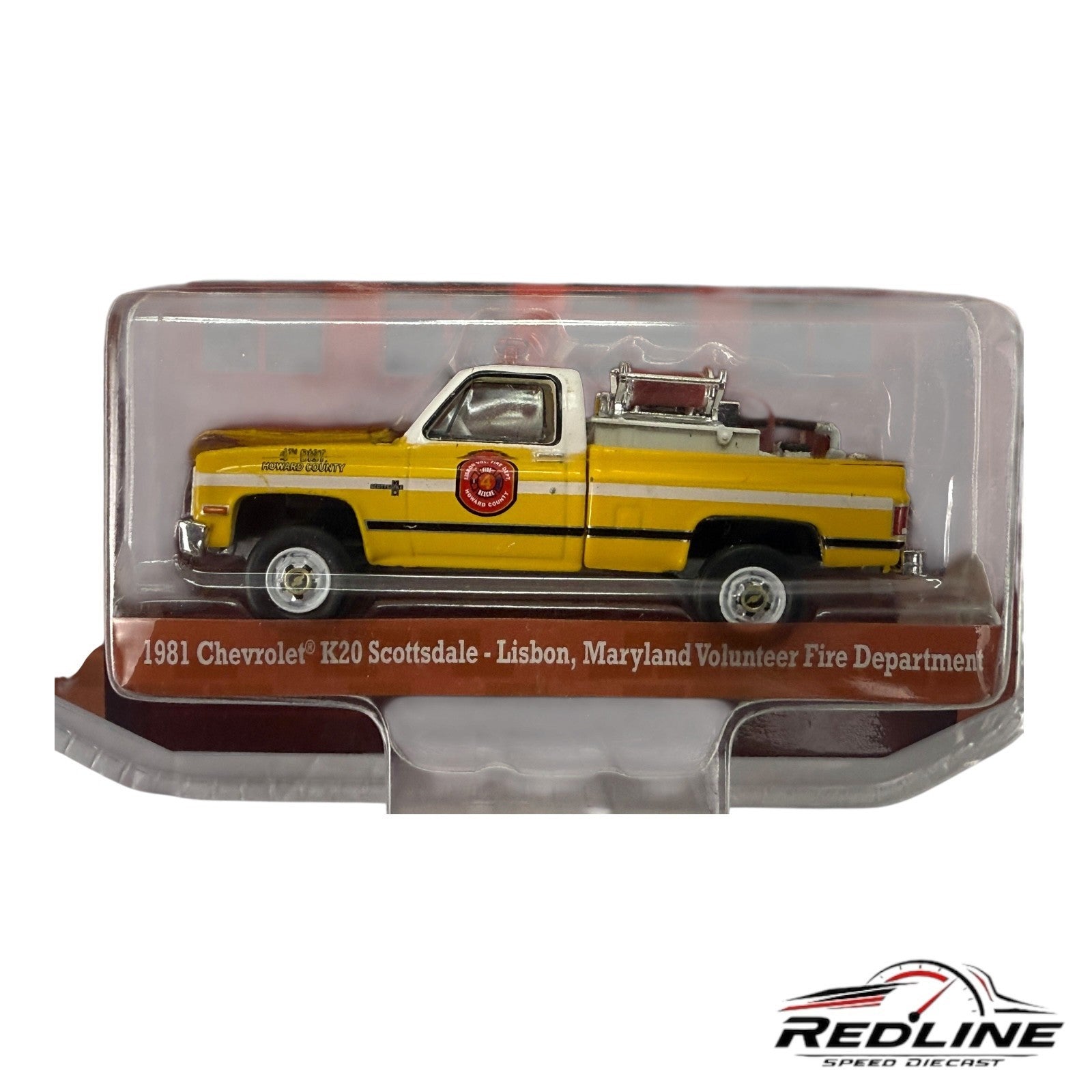 Greenlight Fire & Rescue S-2 1981 Chevy K-20 Scottsdale Lisbon MD Fire Dept H28