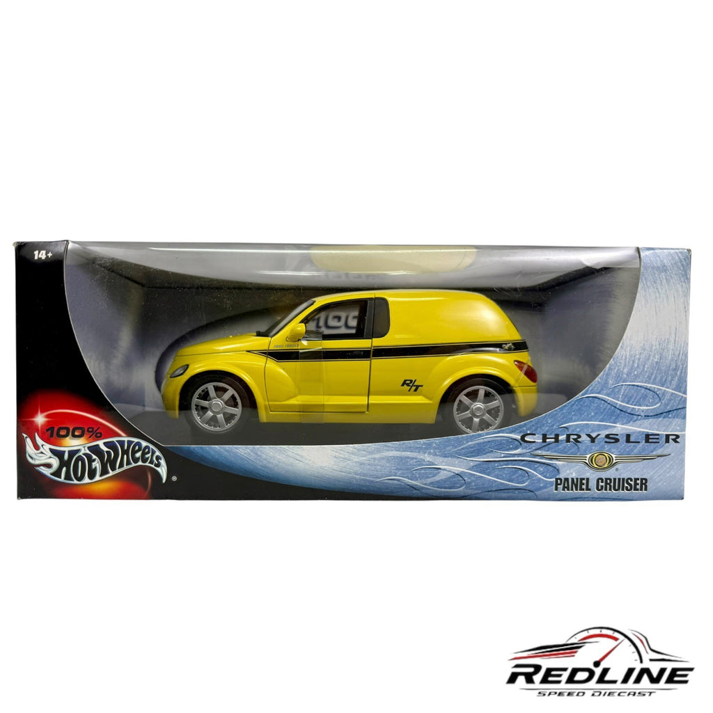 🇺🇸Hot Wheels 100% Chrysler Panel Cruiser Yellow 1:18 C3🇺🇸