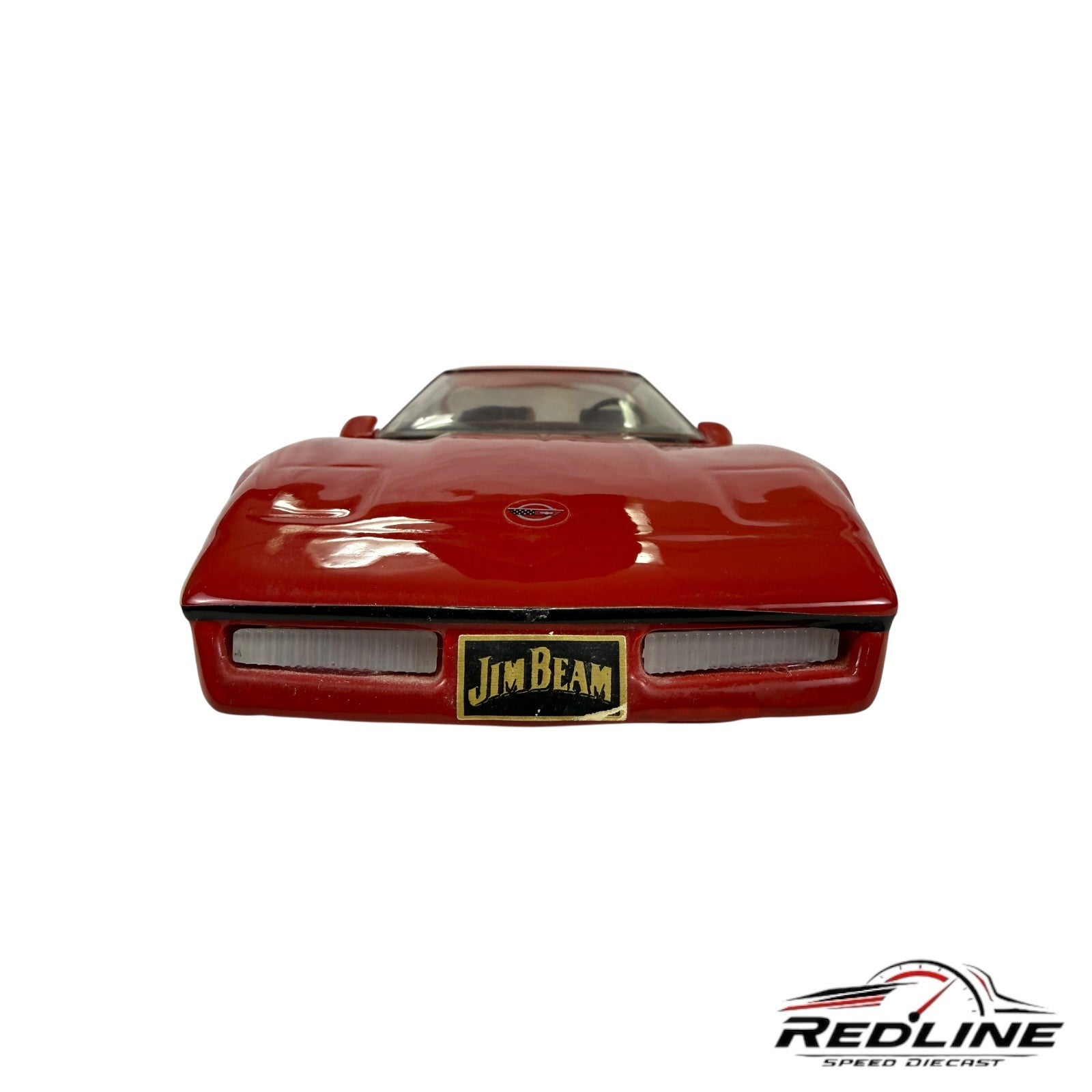 🇺🇸Vintage JIM BEAM 1984 Red Corvette Decanter EMPTY 🇺🇸