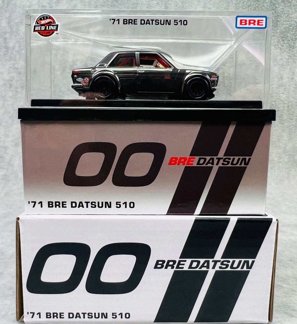 🎌🎌🎌Hot Wheels Red Line Club '71 BRE Datsun 510 Shadow Chrome H35🎌🎌🎌