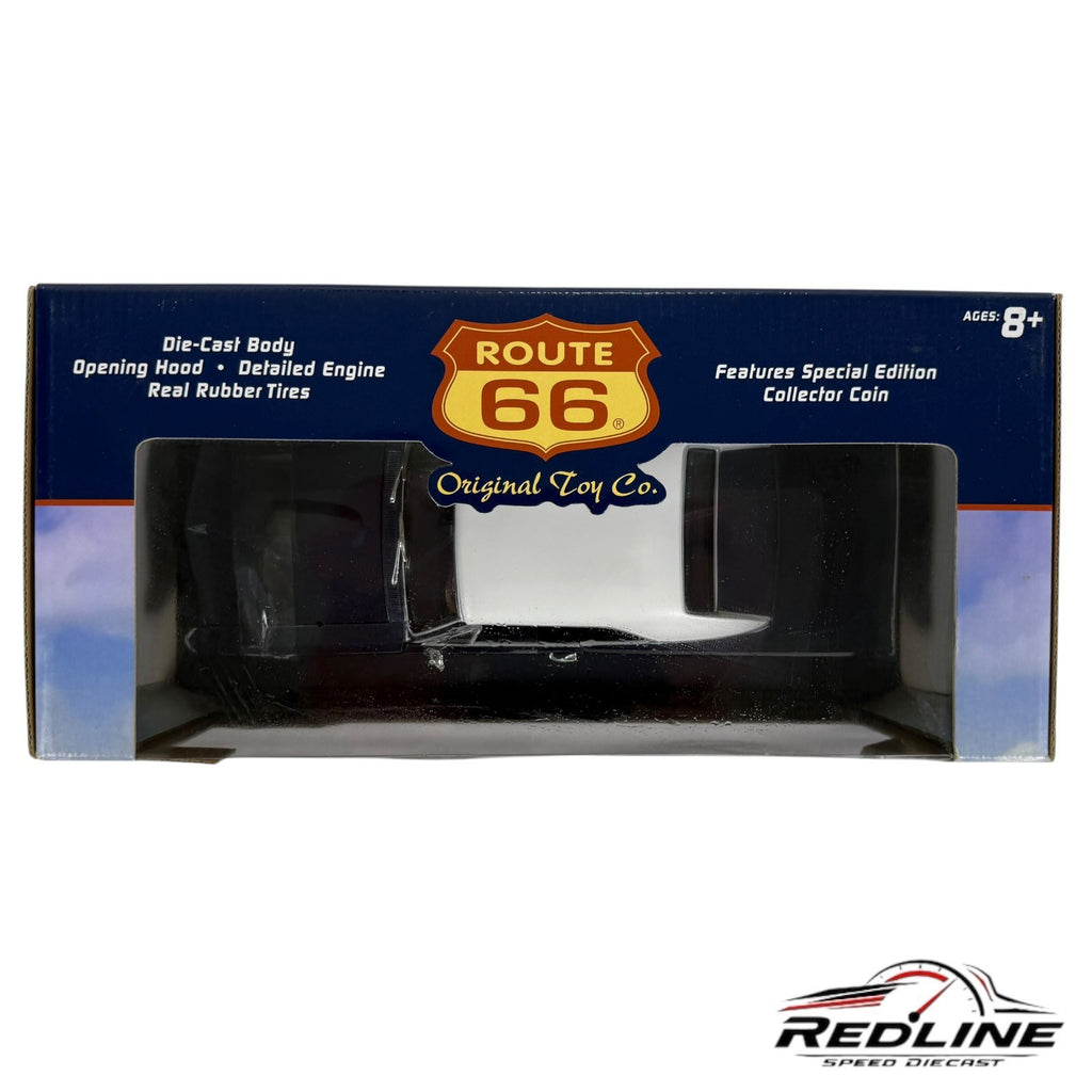 🇺🇸Route 1966 Pontiac GTO Dark Blue 1:18 B3🇺🇸