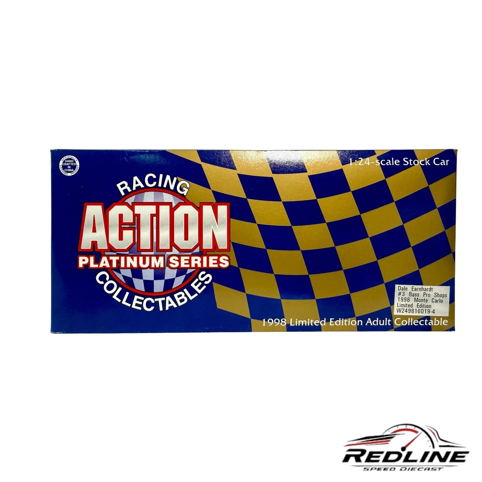 🏁Action Platinum Series 1998 Dale Earnhardt Monte Carlo Bass Pro 1:24 D1🏁