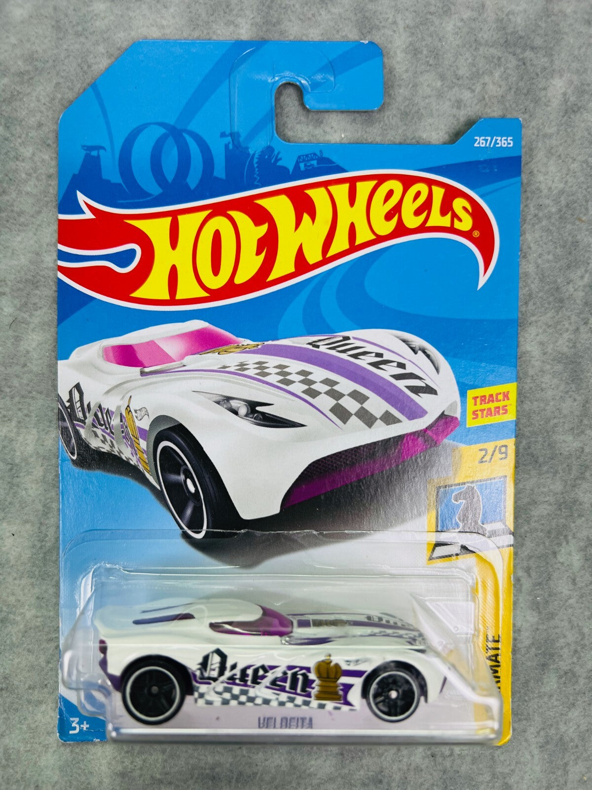🔥🔥🔥Hot Wheels VELOCITA White Queen  HW Checkmate H27🔥🔥🔥