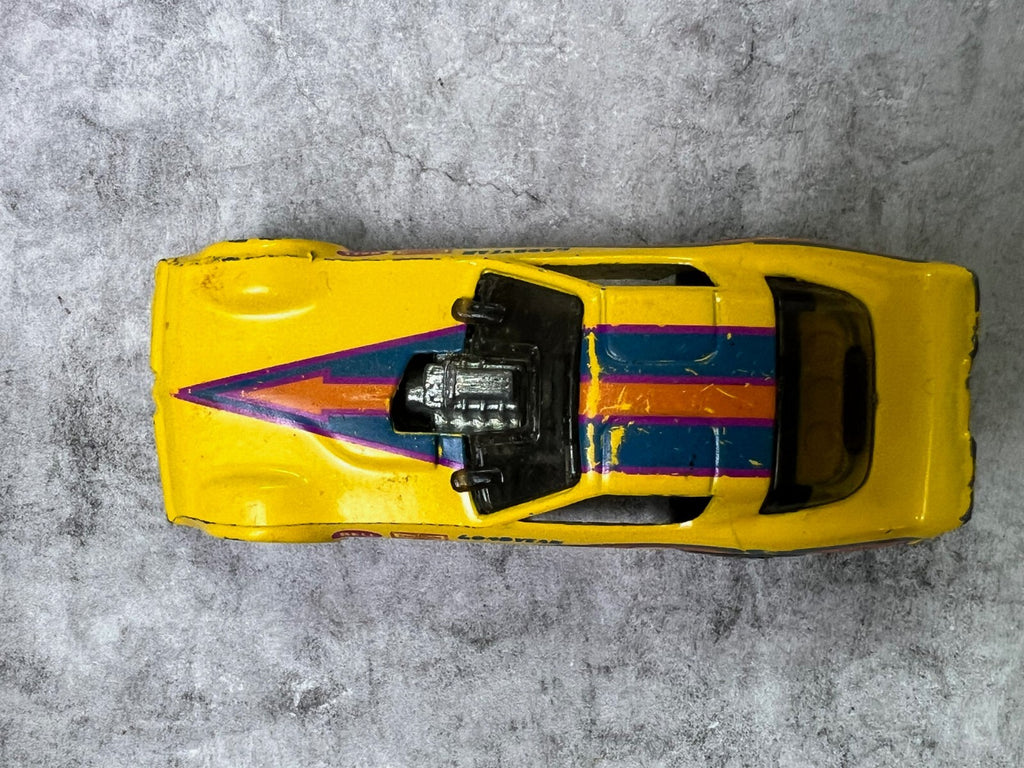 🏁🏁🏁Hot Wheels Firebird Funny Car DragsterYellow 1977 Blackwall C12🏁🏁🏁