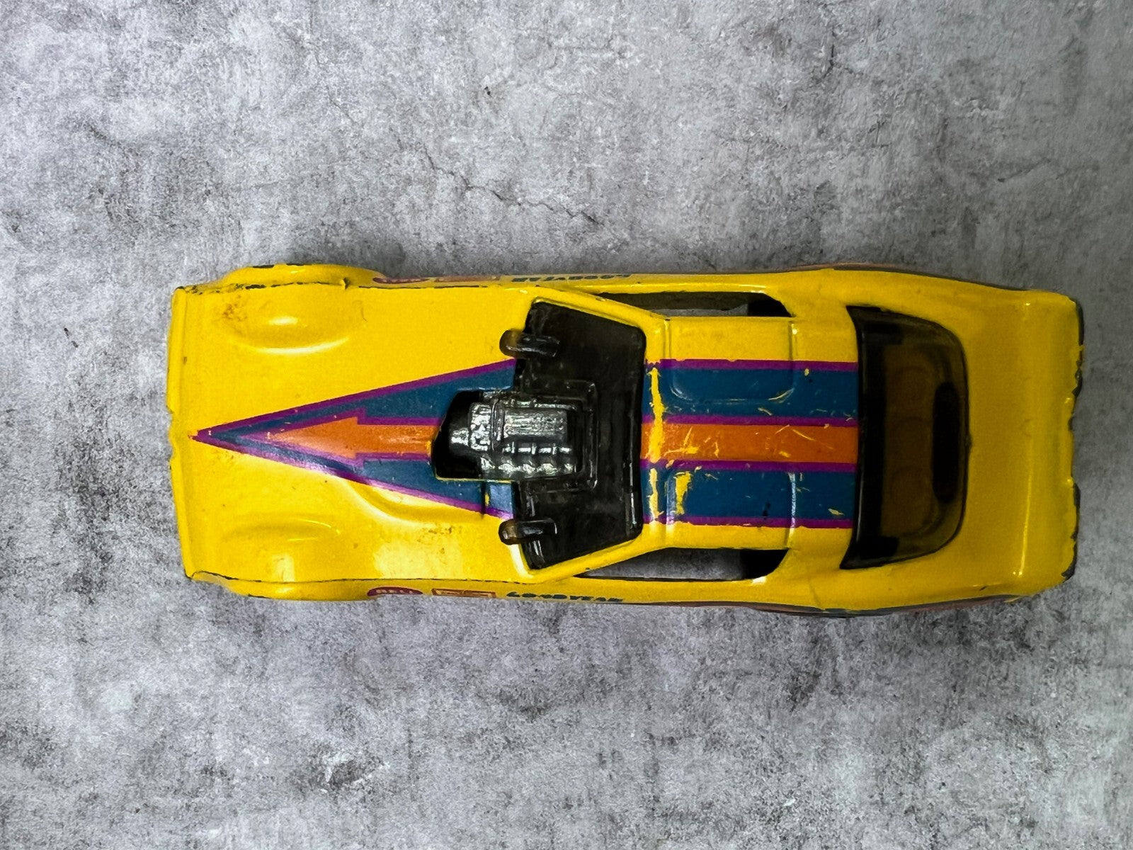 🏁🏁🏁Hot Wheels Firebird Funny Car DragsterYellow 1977 Blackwall C12🏁🏁🏁
