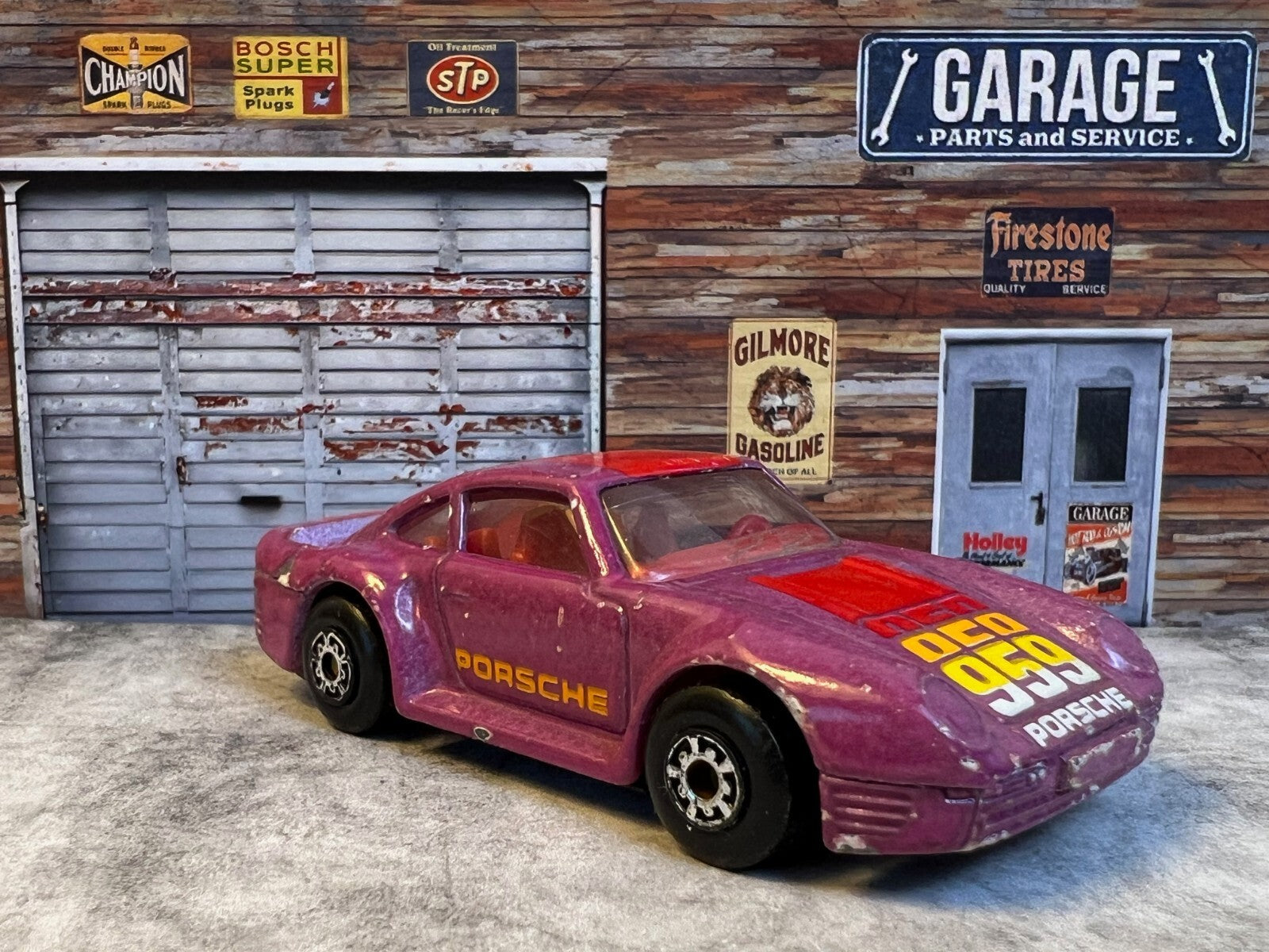 🔥🔥Matchbox Porsche 959 Vintage Rare Variation  1986 C5🔥🔥