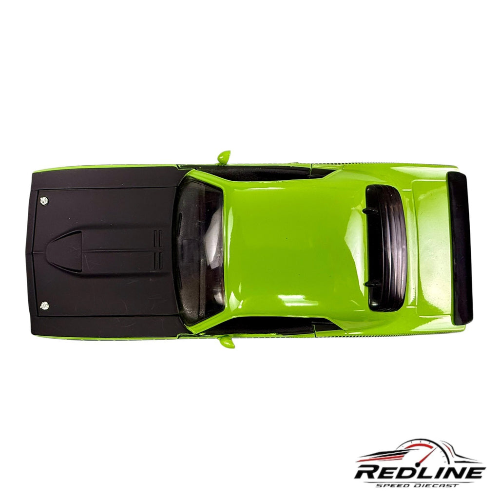 🇺🇸🇺🇸ERTL American Muscle 1970  Plymouth Barricuda Lime Green 1:18🇺🇸🇺🇸
