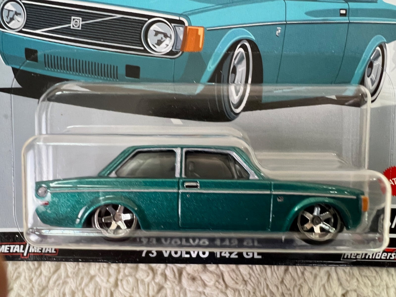 🇸🇪Hot Wheels Premium Car Culture "Auto Strasse"  '73 Volvo 142 GL HW17🇸🇪