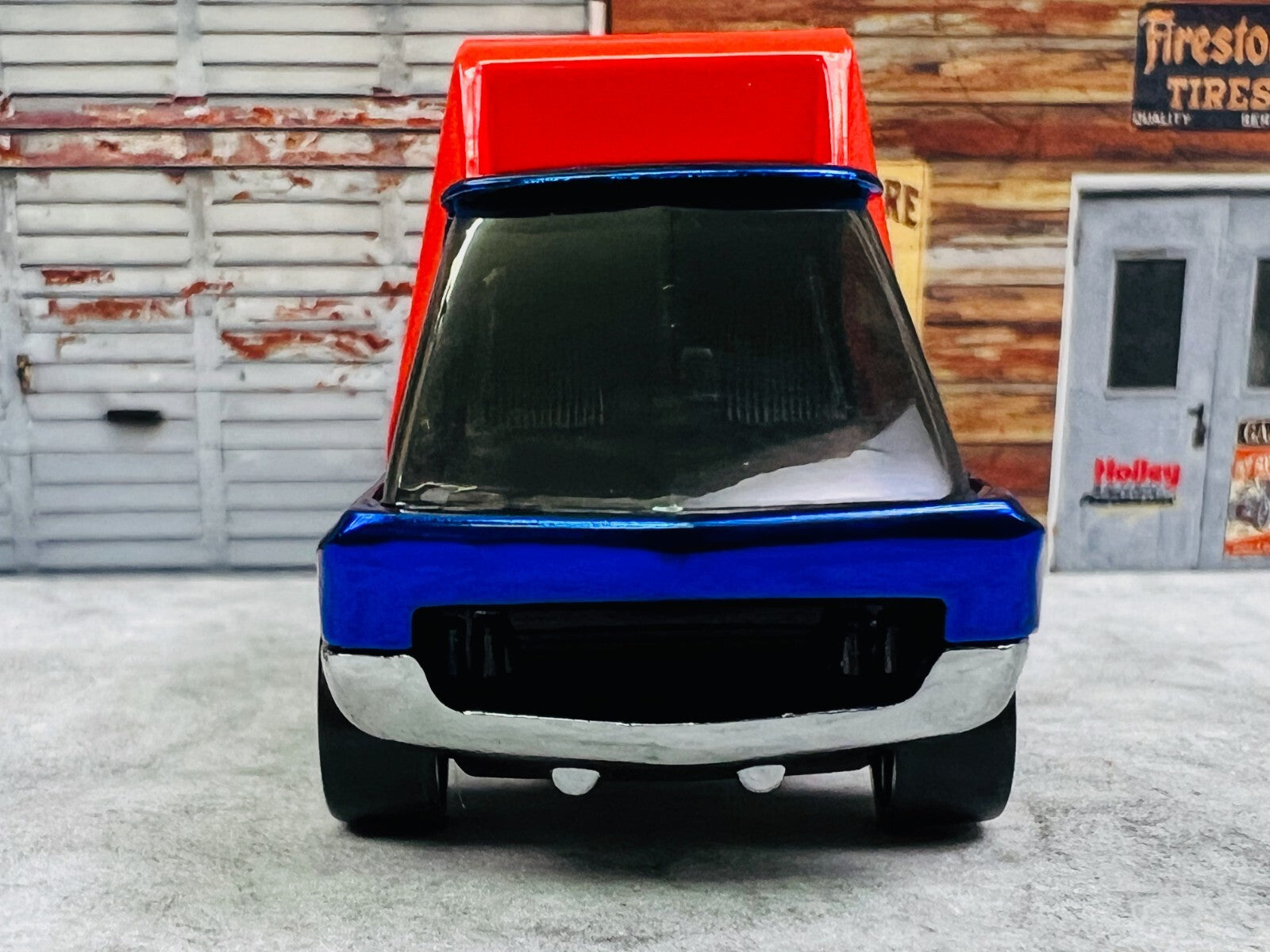 🇺🇸🇺🇸Hot Wheels Rlc Billboard Truck Blue Hladek's C15🇺🇸🇺🇸