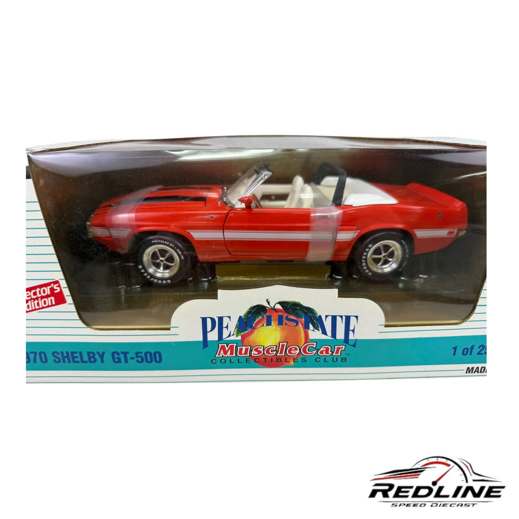 🇺🇸Peach State Ertl 1970 Shelby GT 500 Convertible 1 0f 2500 1:18 GS🇺🇸