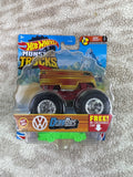 🇩🇪Mattel Hot Wheels Monster Trucks Paint Crush VW Drag Bus Diecast 1/5 S-5🇩🇪
