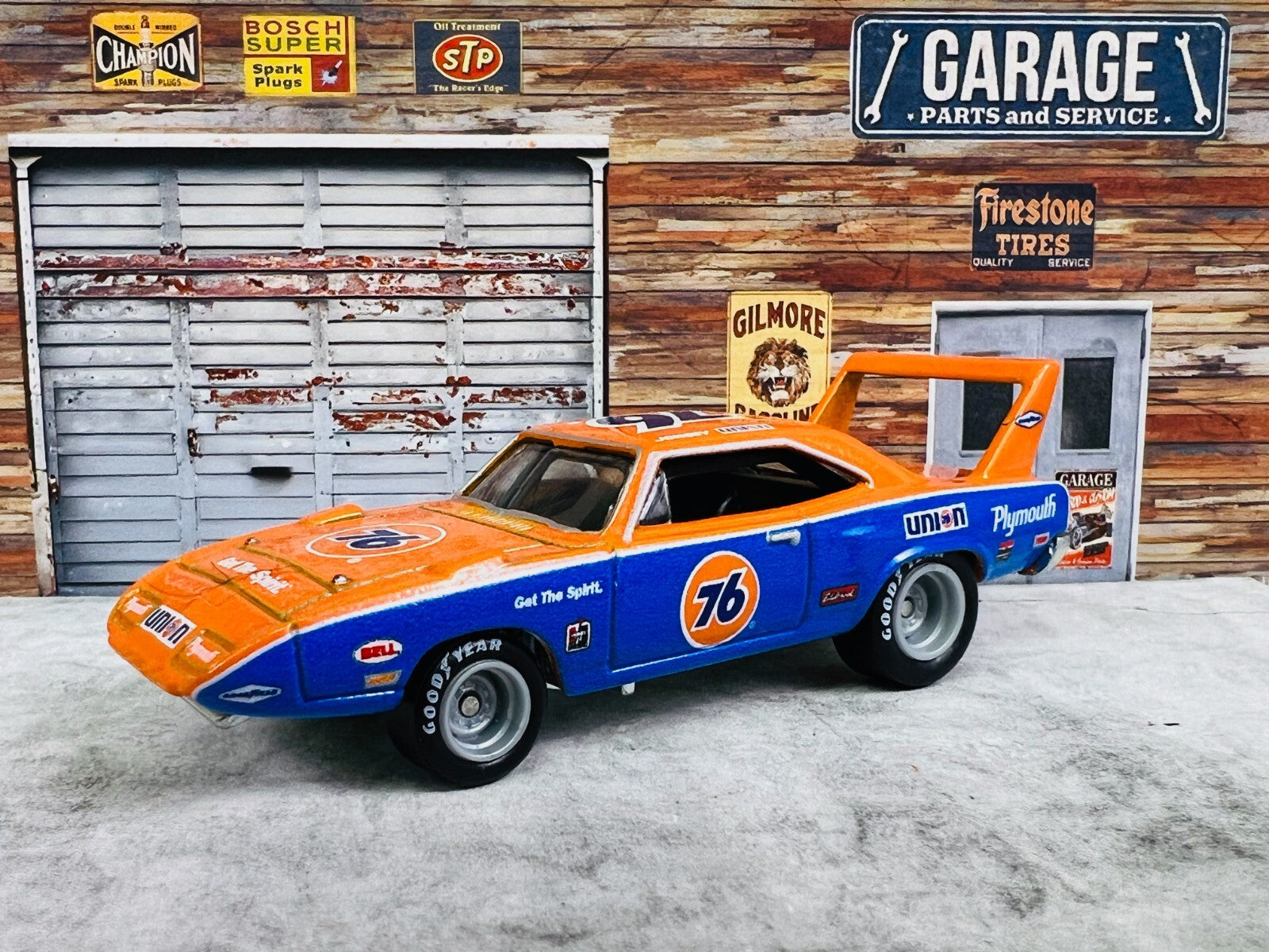 🇺🇸🇺🇸🇺🇸HotwheelS 1970 Plymouth Superbird Union 76 Loose C19🇺🇸🇺🇸🇺🇸