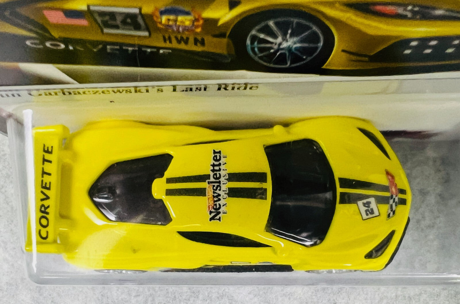 🇺🇸Hot Wheels Newsletter 24th Collector Nationals Corvette C8R 953/1000 H28🇺🇸