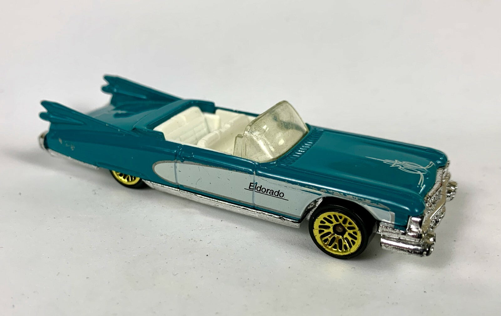🔥🔥🔥🔥Hot Wheels '59 Cadillac Eldorado Convertible Turquoise and White🔥🔥🔥🔥