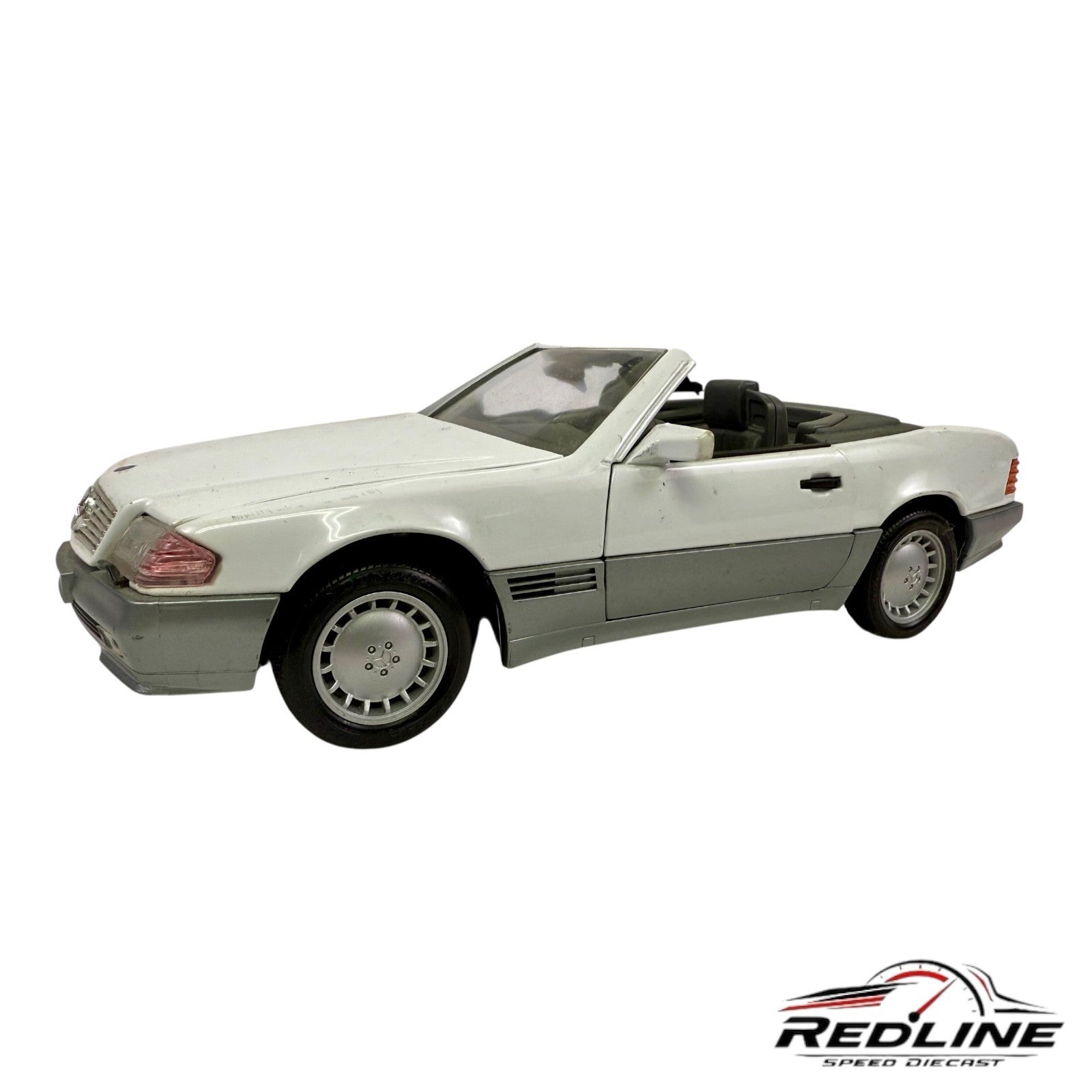 🇩🇪Road Tough Collection Die Cast Mercedes-Benz 500SL 1989 WHITE 1:18🇩🇪