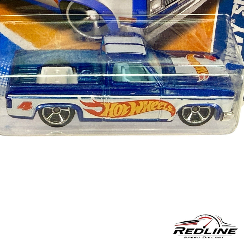 🇺🇸Hot Wheels '83 Chevy Silverado HW Racing '11  Short Card  H33🇺🇸
