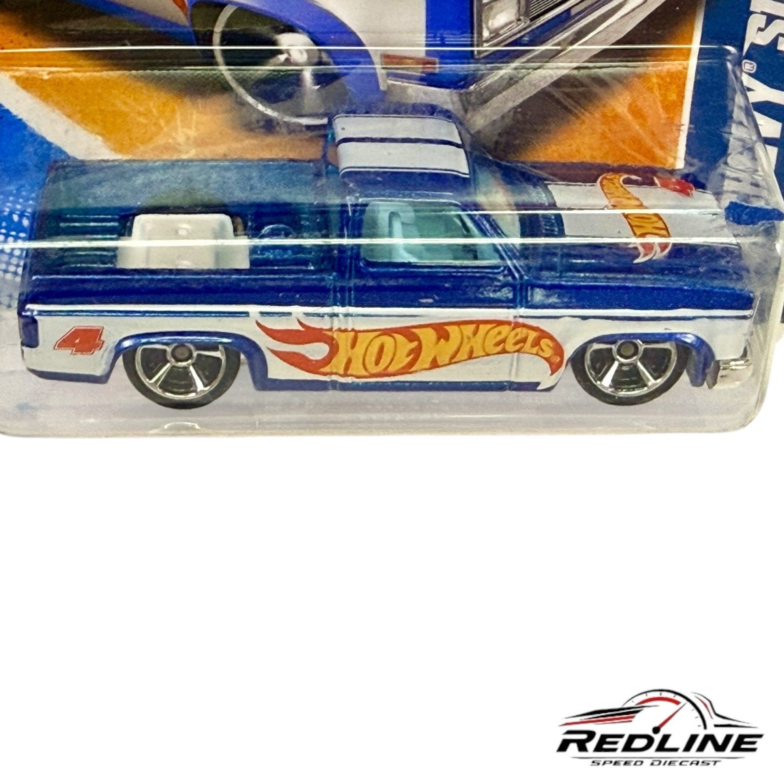 🇺🇸Hot Wheels '83 Chevy Silverado HW Racing '11  Short Card  H33🇺🇸