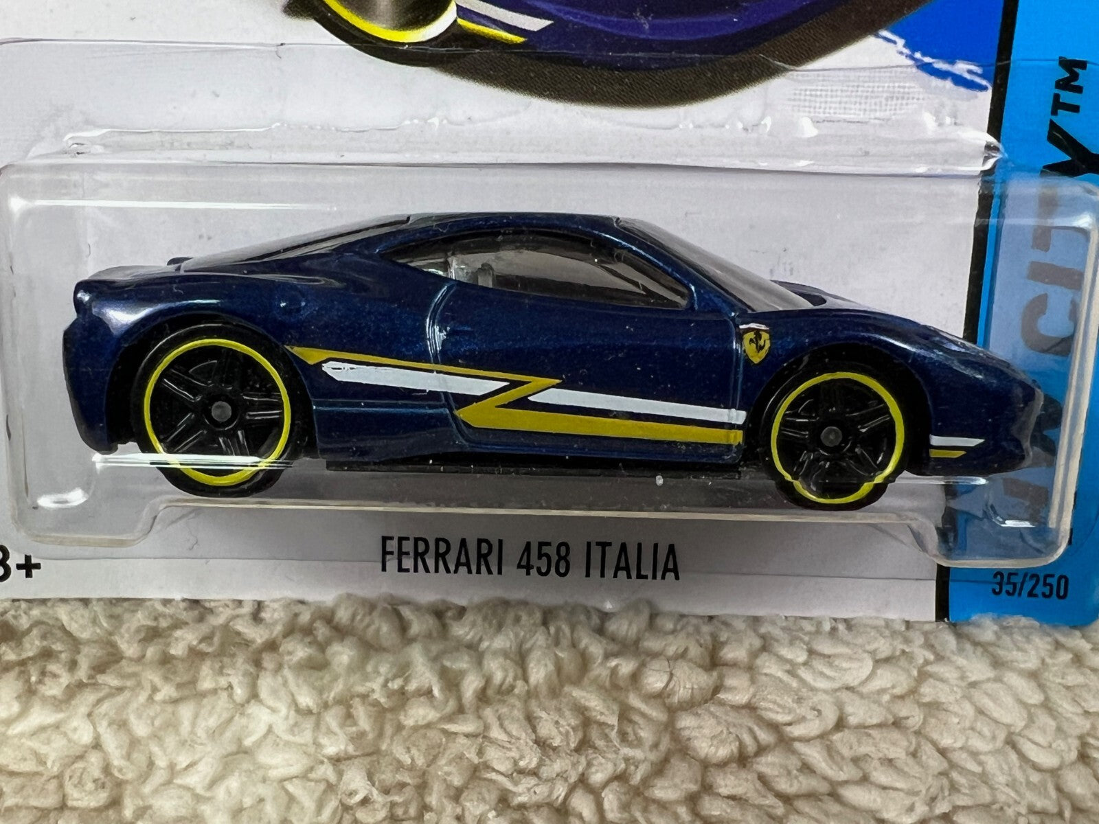 🇮🇹🇮🇹🇮🇹🇮🇹 Hot Wheels HW City FERRARI 458 ITALIA Blue HW06🇮🇹🇮🇹🇮🇹🇮🇹