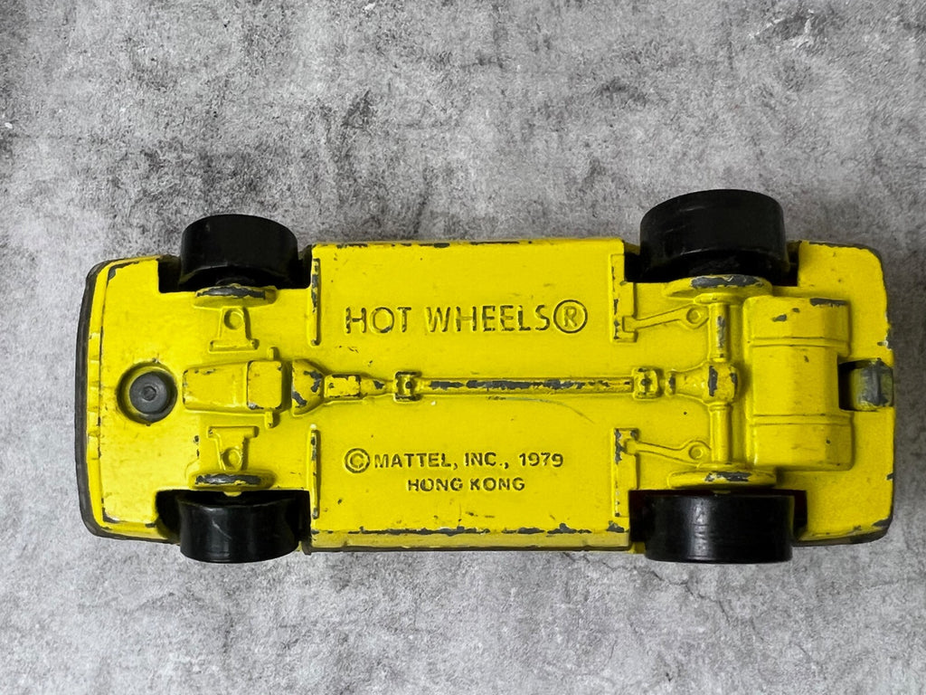 🐎🐎🐎Hot Wheels 1979-1981 Ford Turbo Mustang Yellow Fox Body Hong Kong C9🐎🐎🐎