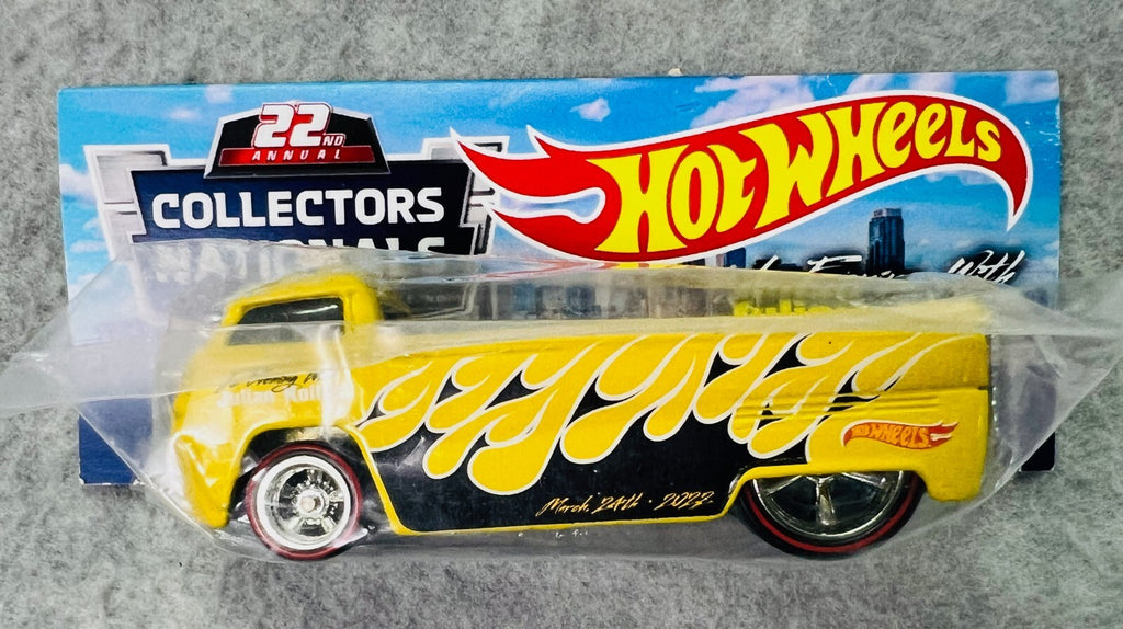 🇩🇪🇩🇪Hot Wheels 22nd Annual Collectors Nationals VW Drag Truck Yellow🇩🇪🇩🇪