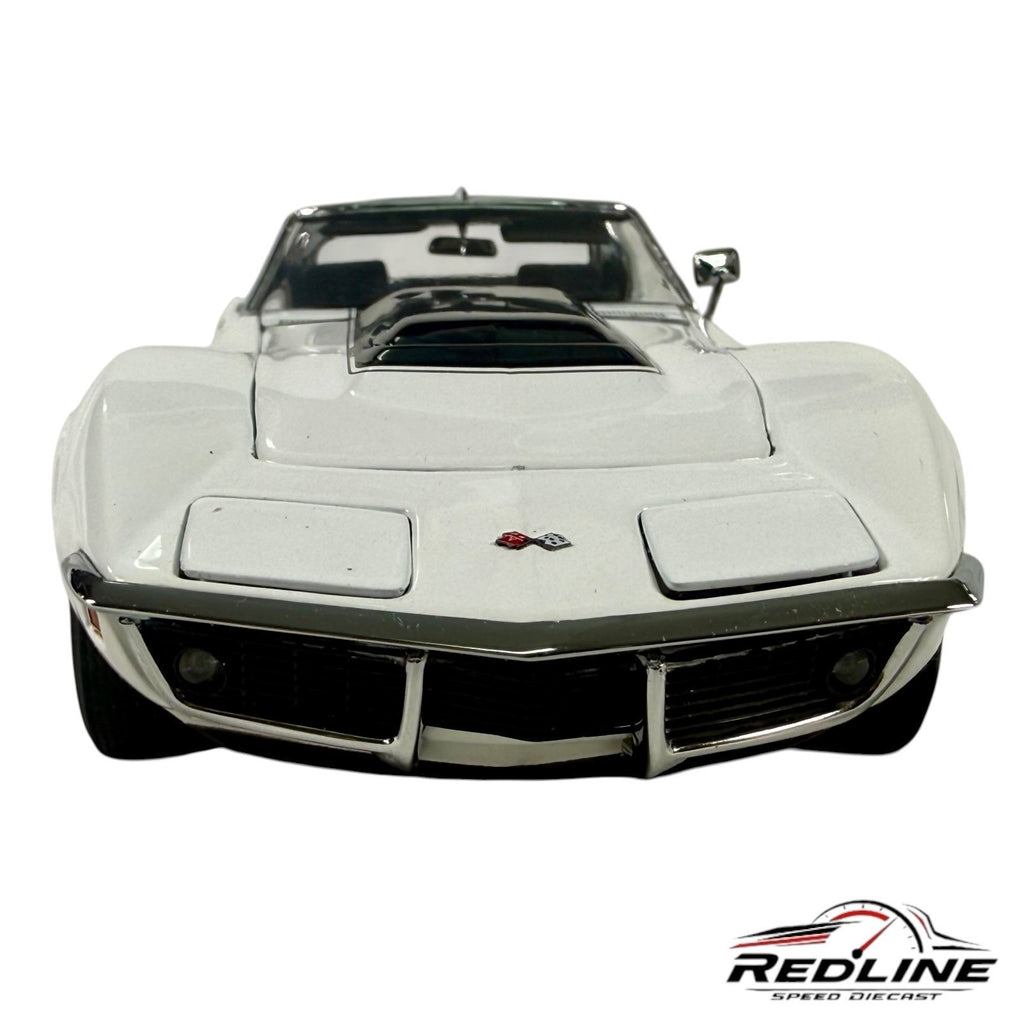 🇺🇸Danbury Mint 1969 Corvette Coupe ZL-1 Can-Am White 1:24 C2🇺🇸