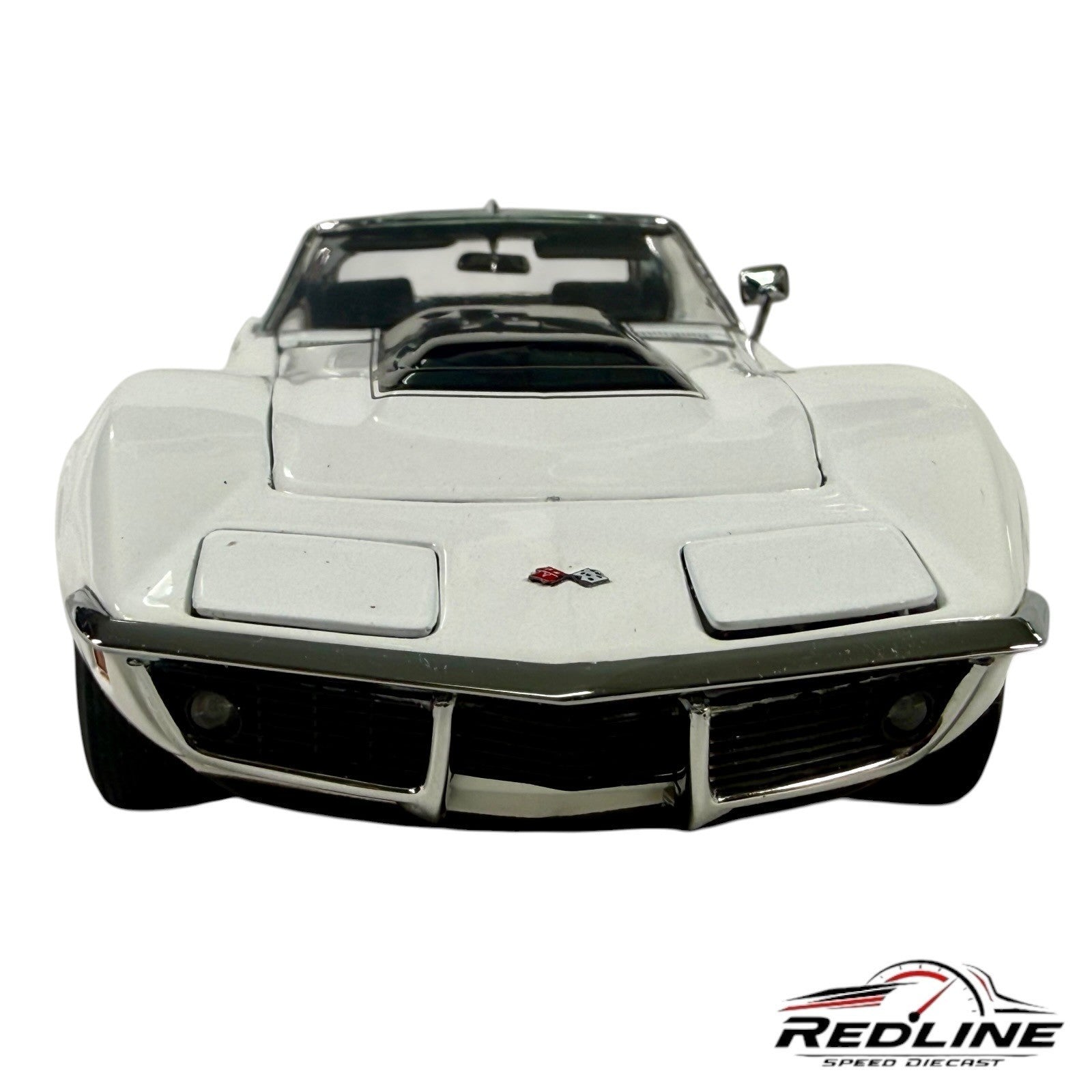 🇺🇸Danbury Mint 1969 Corvette Coupe ZL-1 Can-Am White 1:24 C2🇺🇸
