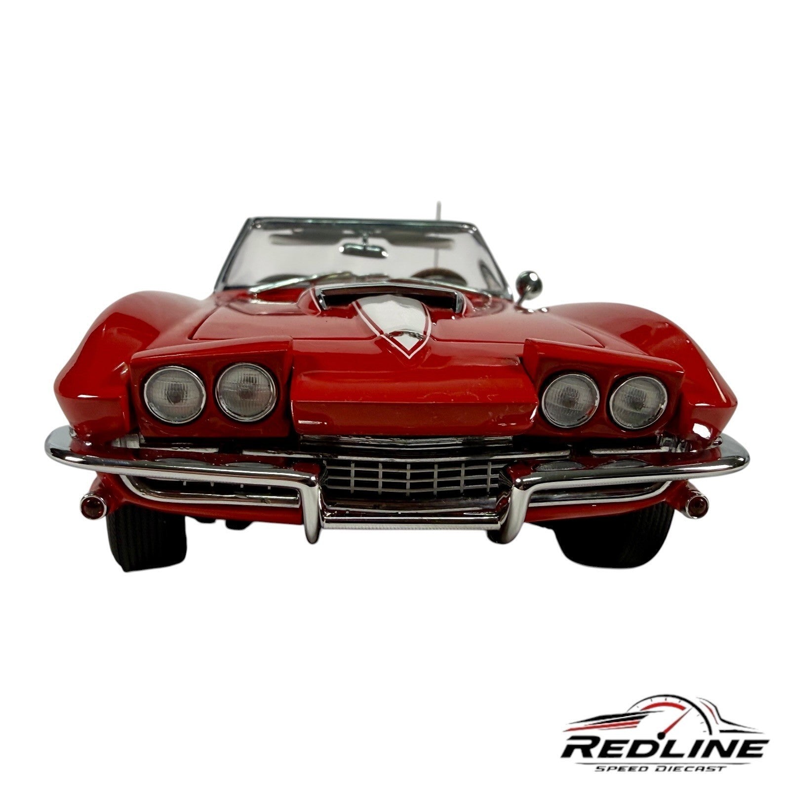 🇺🇸Danbury Mint 1967 Corvette Convertible "Rally Red" 1:24 C2🇺🇸