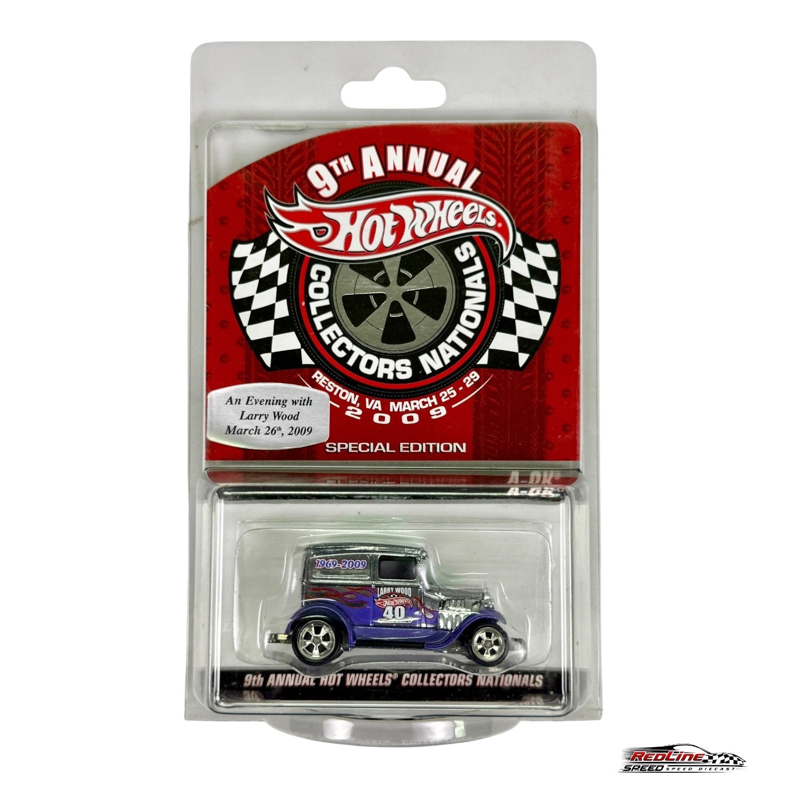 🔥🔥🔥Hot Wheels 9th Annual Collector Nationals  A-Ok w/ Dinner Sticker H31🔥🔥