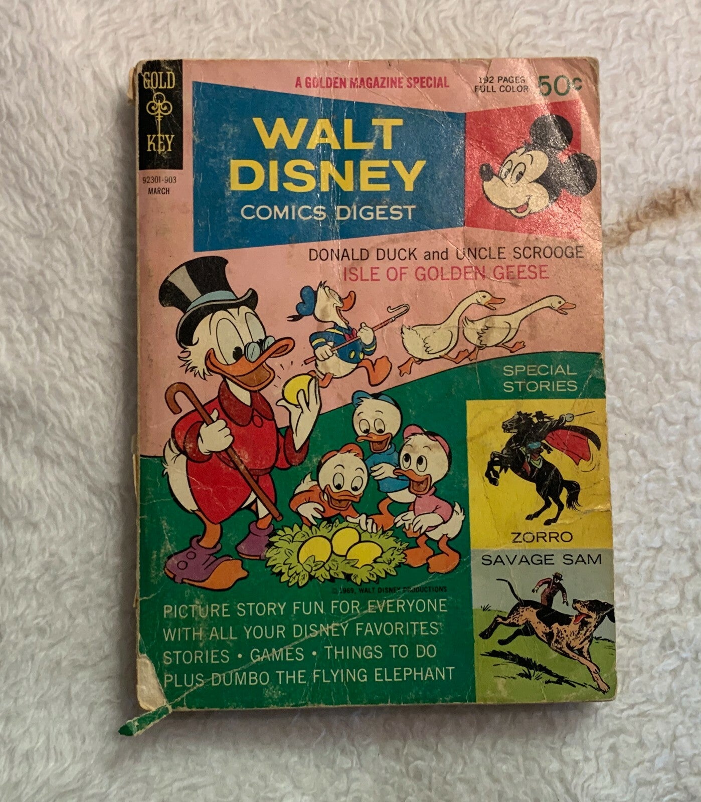 Walt Disney Donald Duck & Uncle Scrooge Comic Book Gold Key 