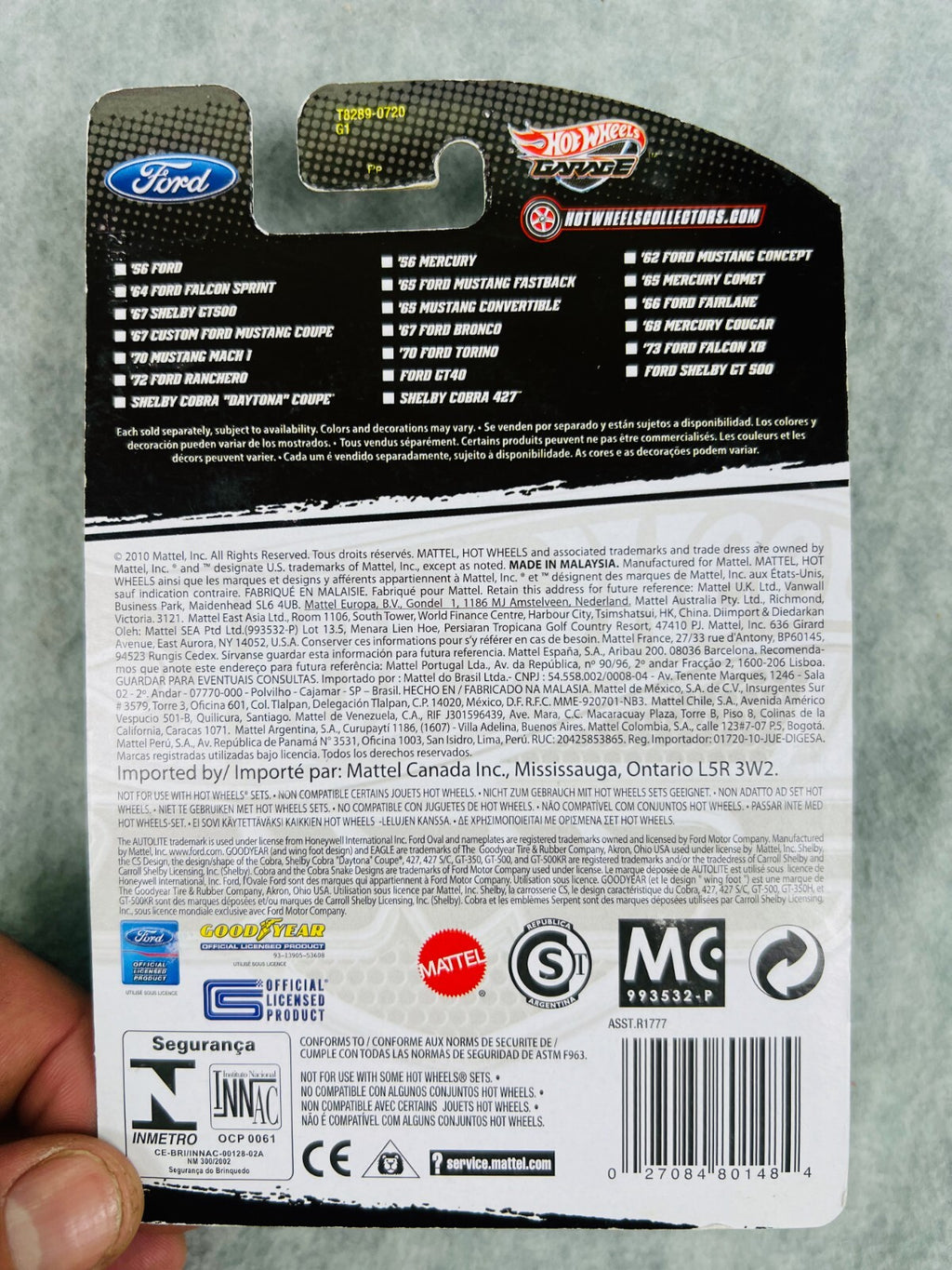 🇺🇸🇺🇸Hot Wheels 2011 Garage Series Shelby Cobra Daytona Coupe H31🇺🇸🇺🇸