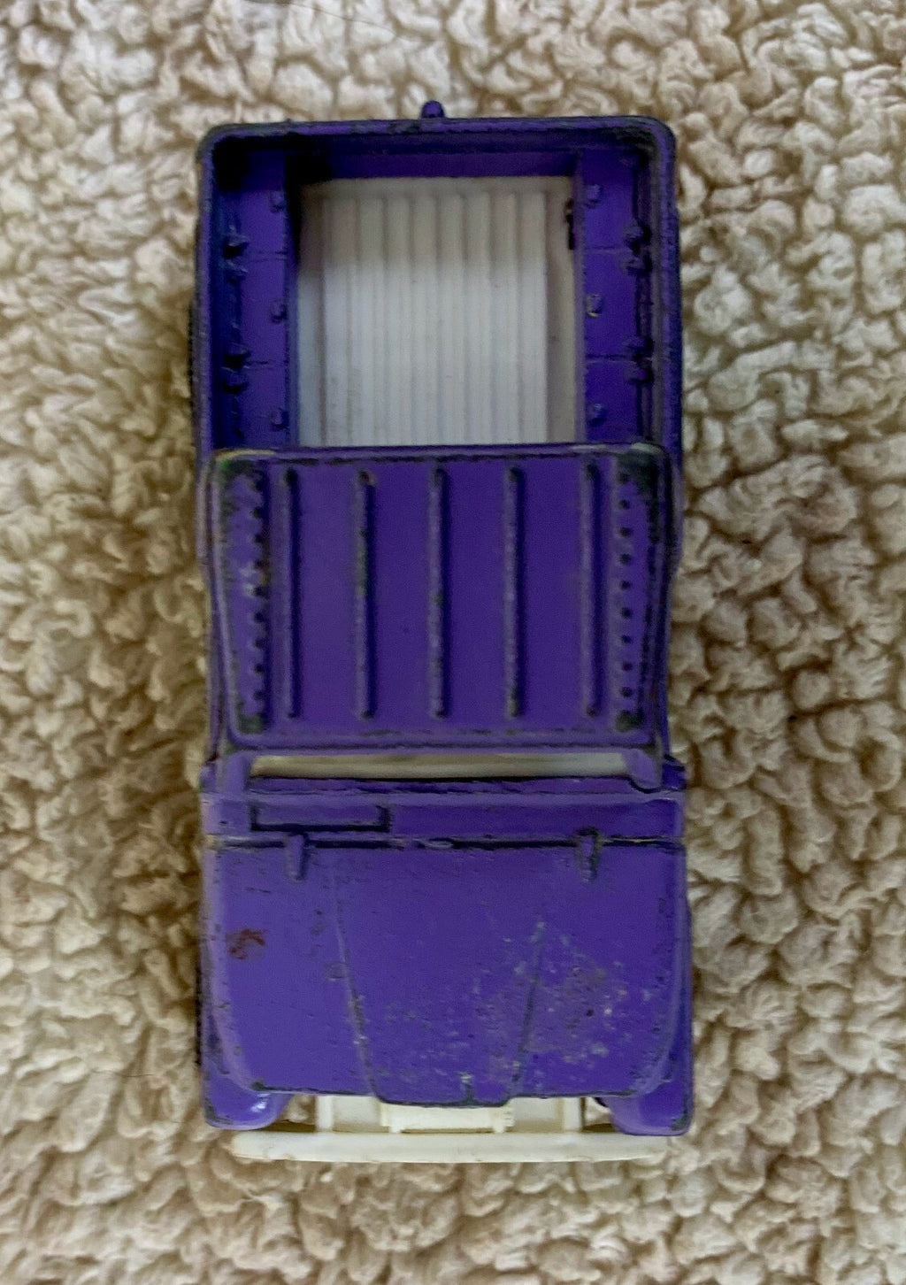 Vintage Diecast Plastic Tootsie Toy purple Jeep Truck Made USA
