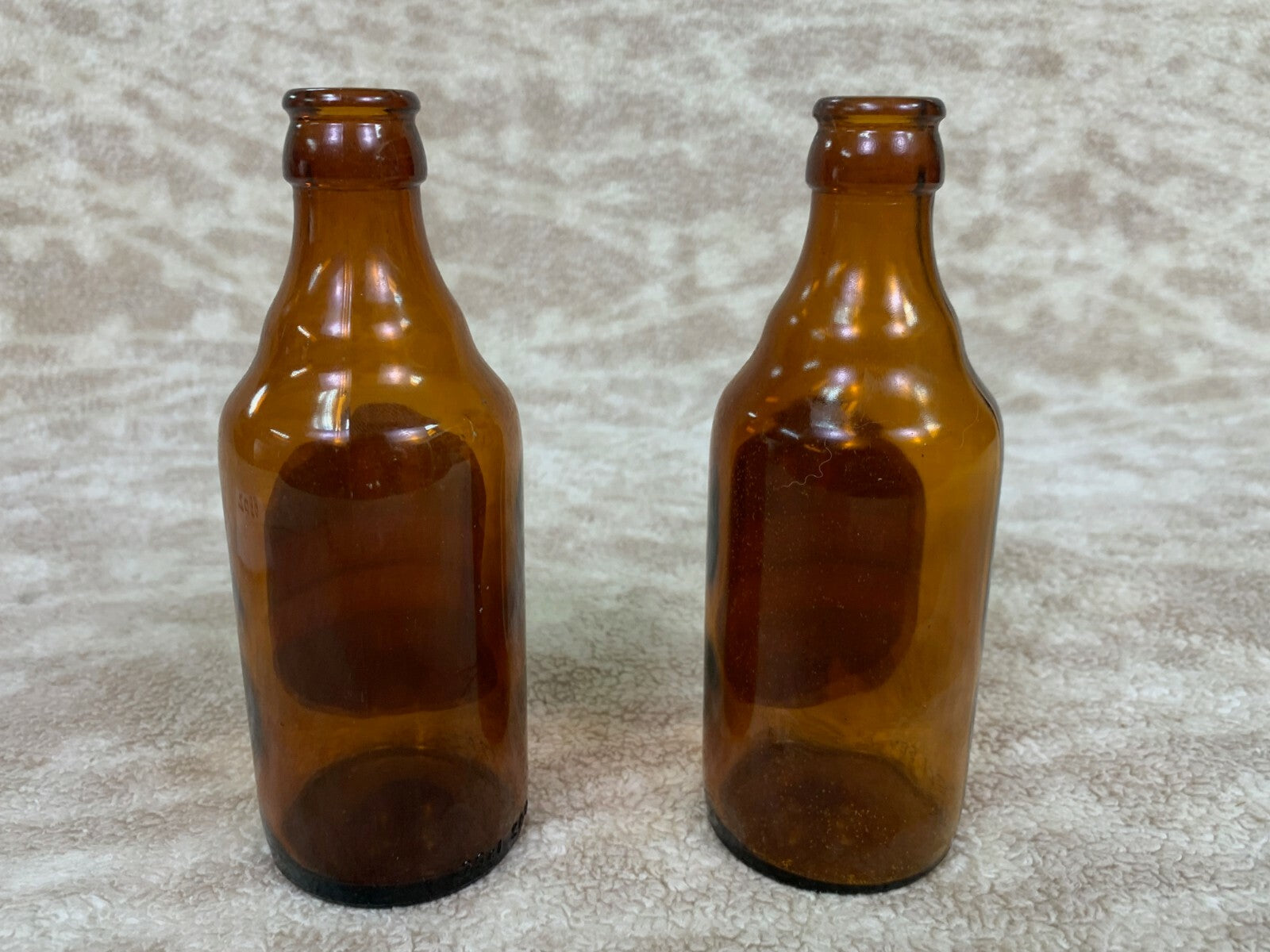 🍺Vintage Einsieder Spezial 2 Bier Beer Bottle Glass Brown Empty Barware BB02🍺