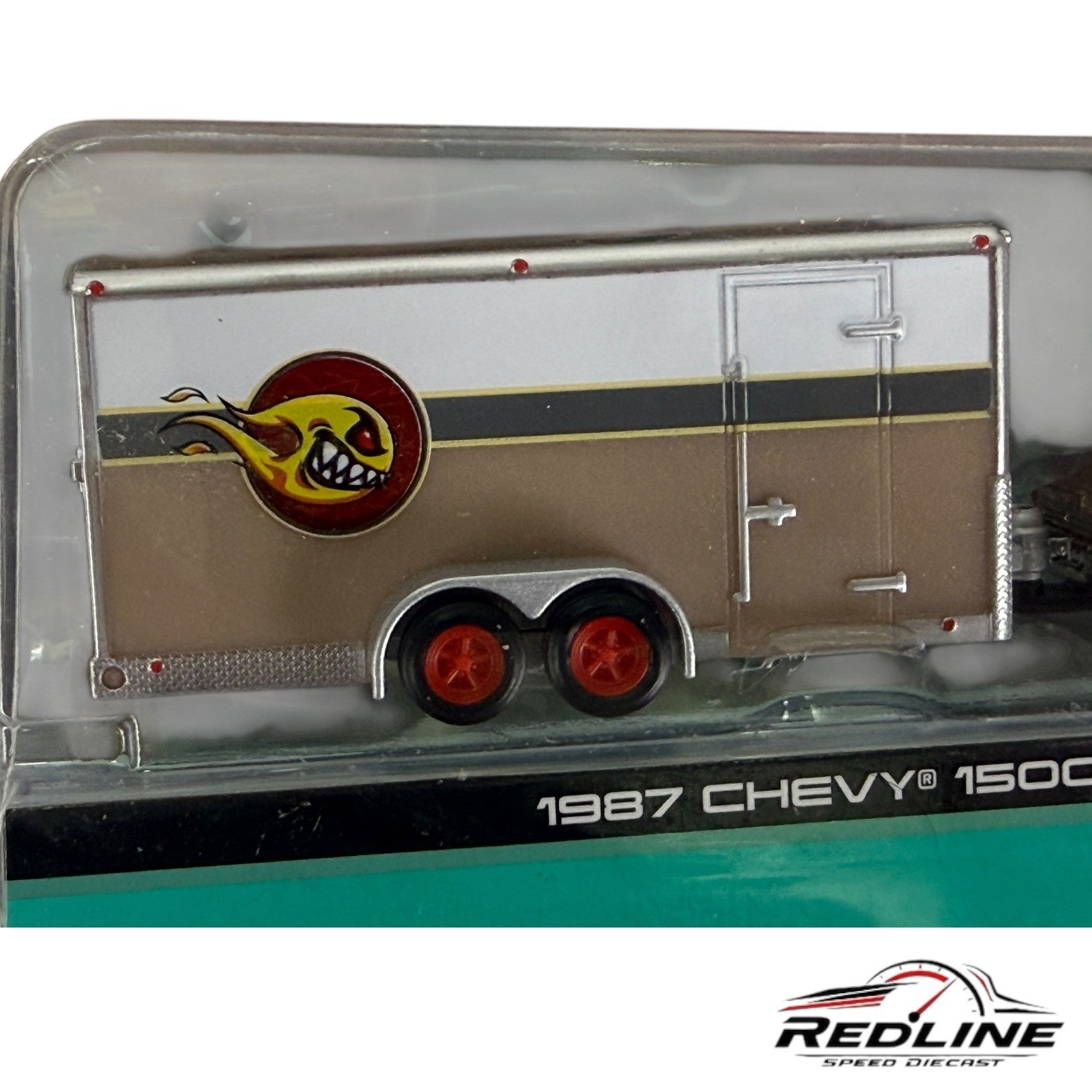 🦅🦅Maisto Design Tow & Go 1987 Chevy 1500 And Car Trailer 1:64 H9🦅🦅