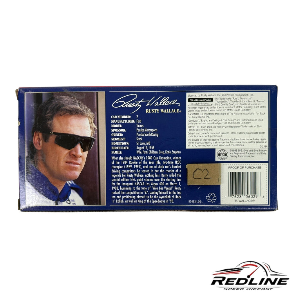 🏁🏁Winners Circle Rusty Wallace Elvis Edition 1:24 C2🏁🏁