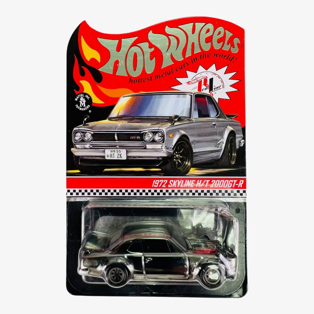 🎌🎌🎌Hot Wheels RLC 1972 Skyline H/T 2000GT-R Chrome #28923 H29🎌🎌🎌