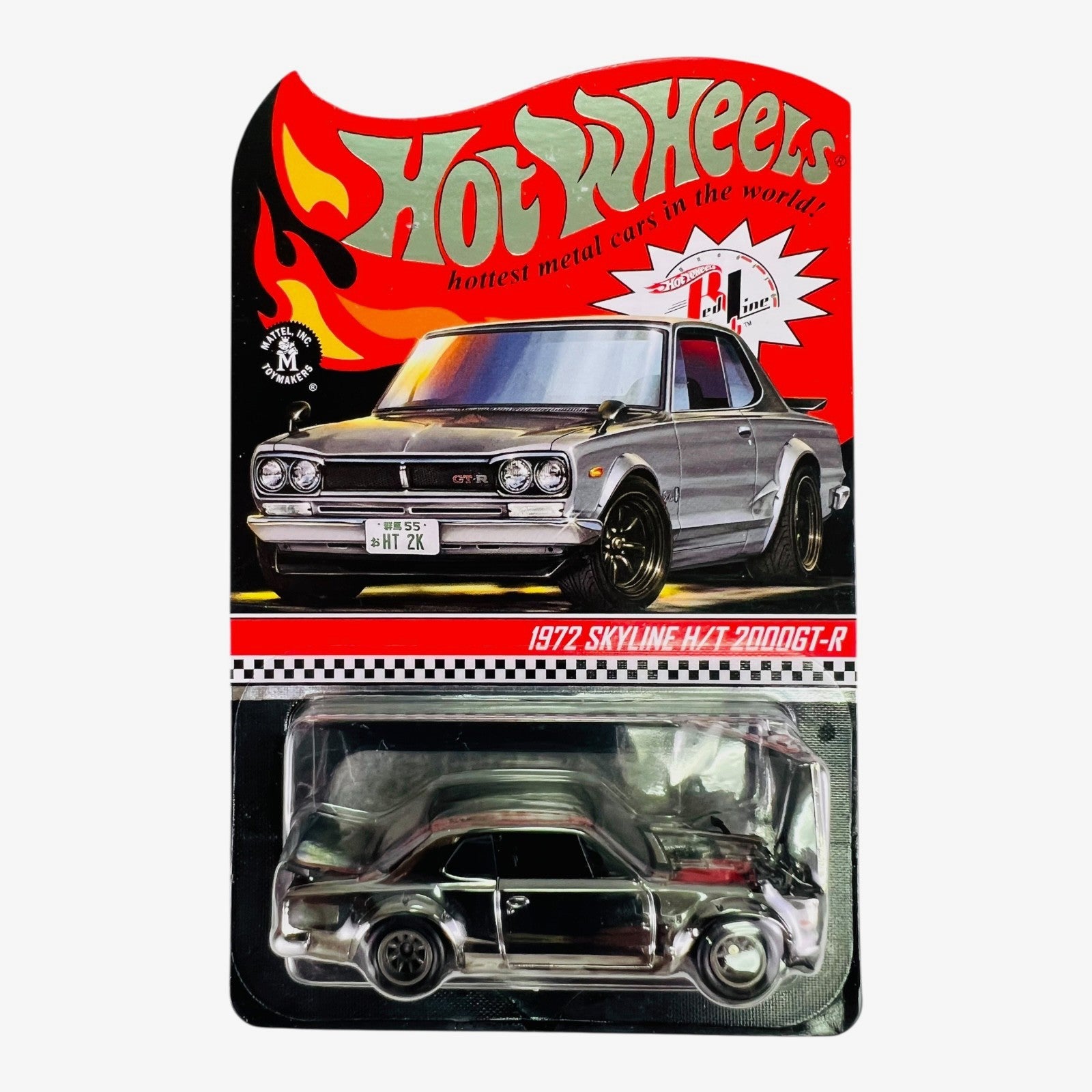 🎌🎌🎌Hot Wheels RLC 1972 Skyline H/T 2000GT-R Chrome #28923 H29🎌🎌🎌