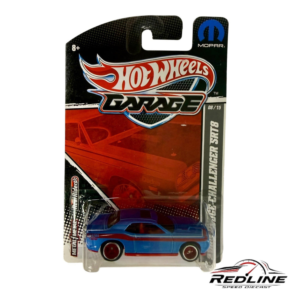 🇺🇸Hot Wheels Garage 2008 Dodge Challenger SRT8 Blue H30🇺🇸