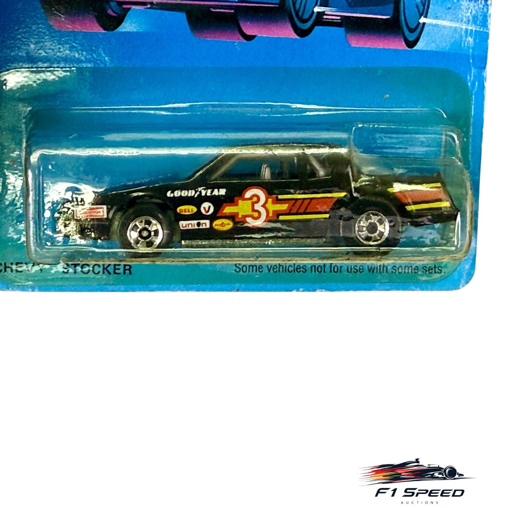 🇺🇸🇺🇸Hot Wheels Blackwall Speed Fleet Chevy Stocker Black H14🇺🇸🇺🇸