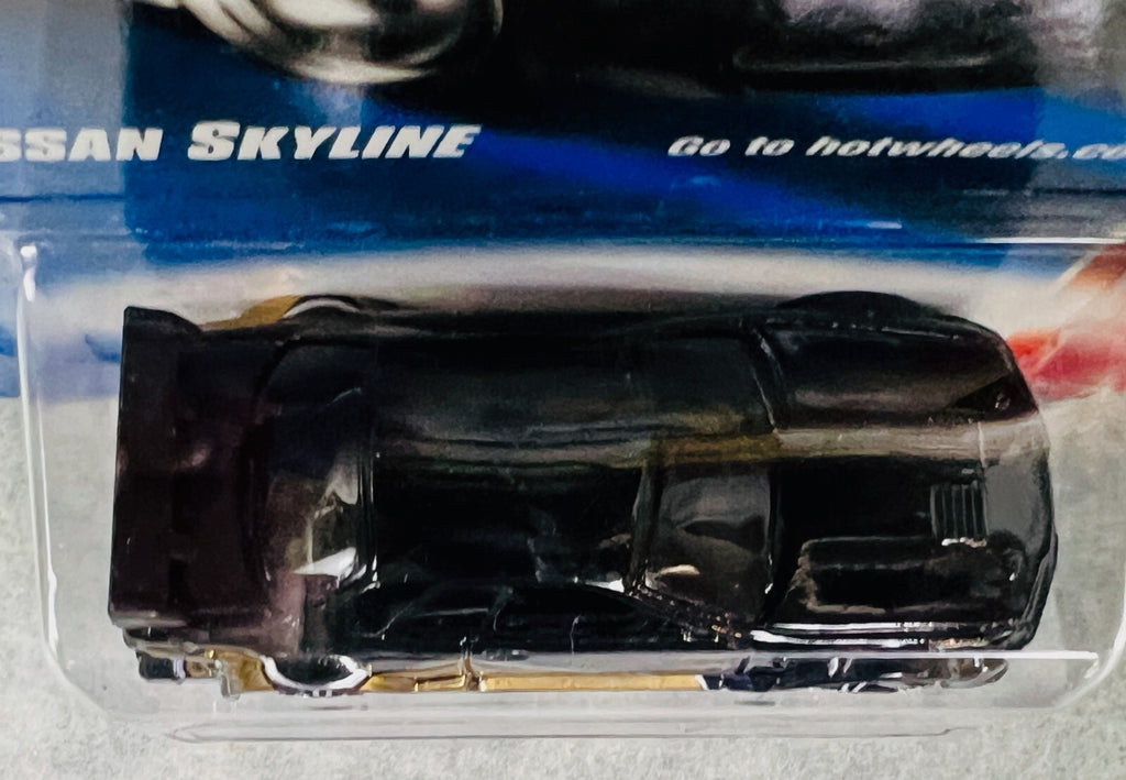 🎌Hot wheels 2008 Web Trading Cars Nissan Skyline Gt-R R32 Gold Card H28🎌