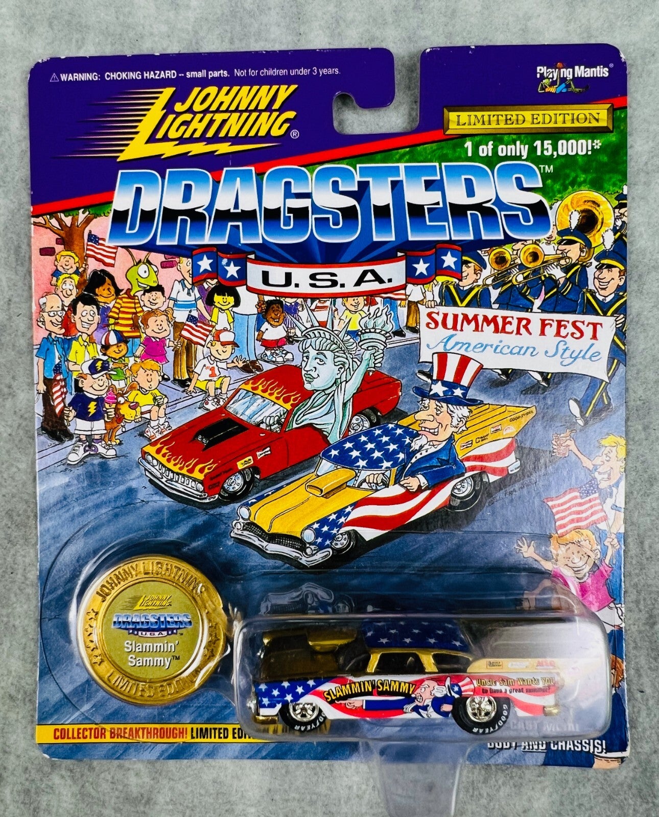 🇺🇸Johnny Lightning Dragsters USA Summer Fest Gold Slammin' Sammy  H29🇺🇸