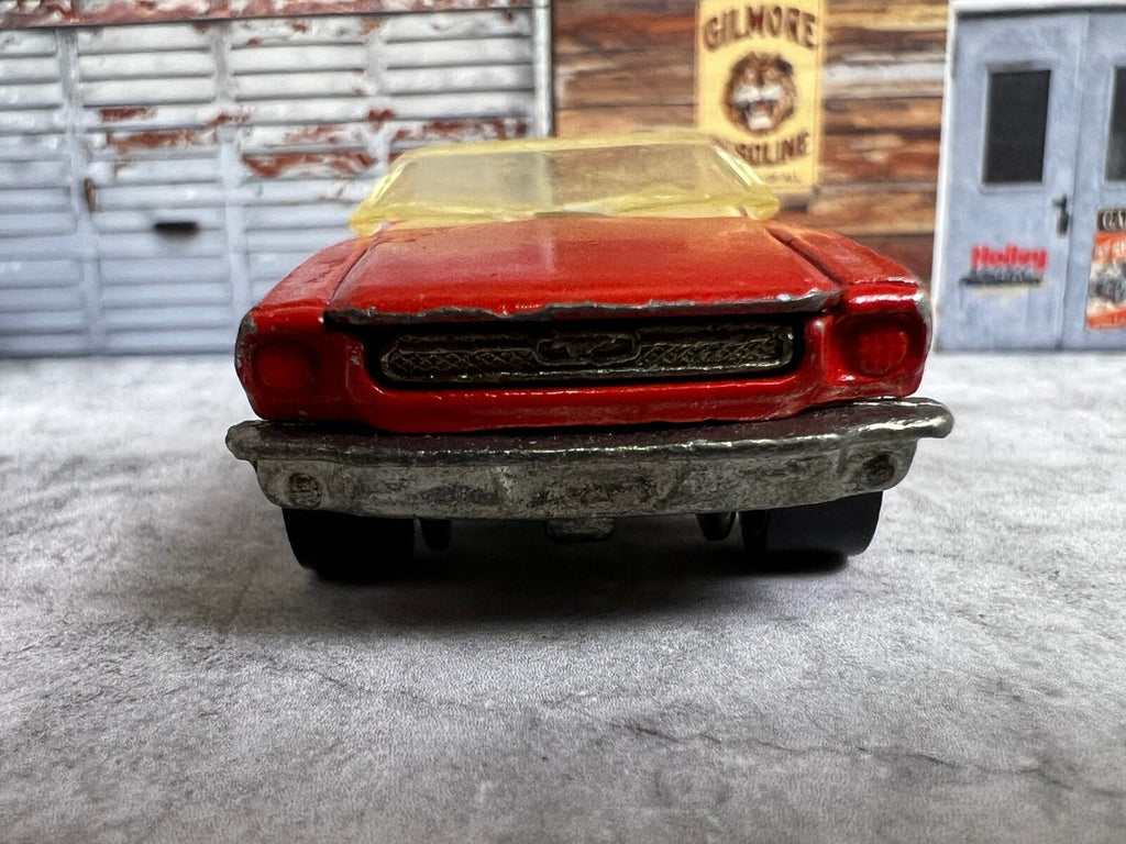 🐎🐎1983 Hot Wheels 1965 Ford Mustang Convertible Red 1:64 Scale Diecast C1🐎🐎