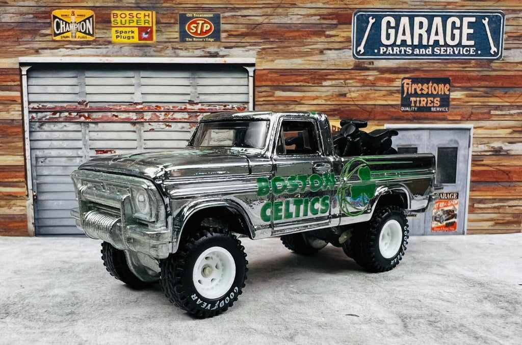 🇺🇸🇺🇸Hot Wheels Texas Drive 'em CUSTOM BOSTON CELTICS LOOSE 🇺🇸🇺🇸