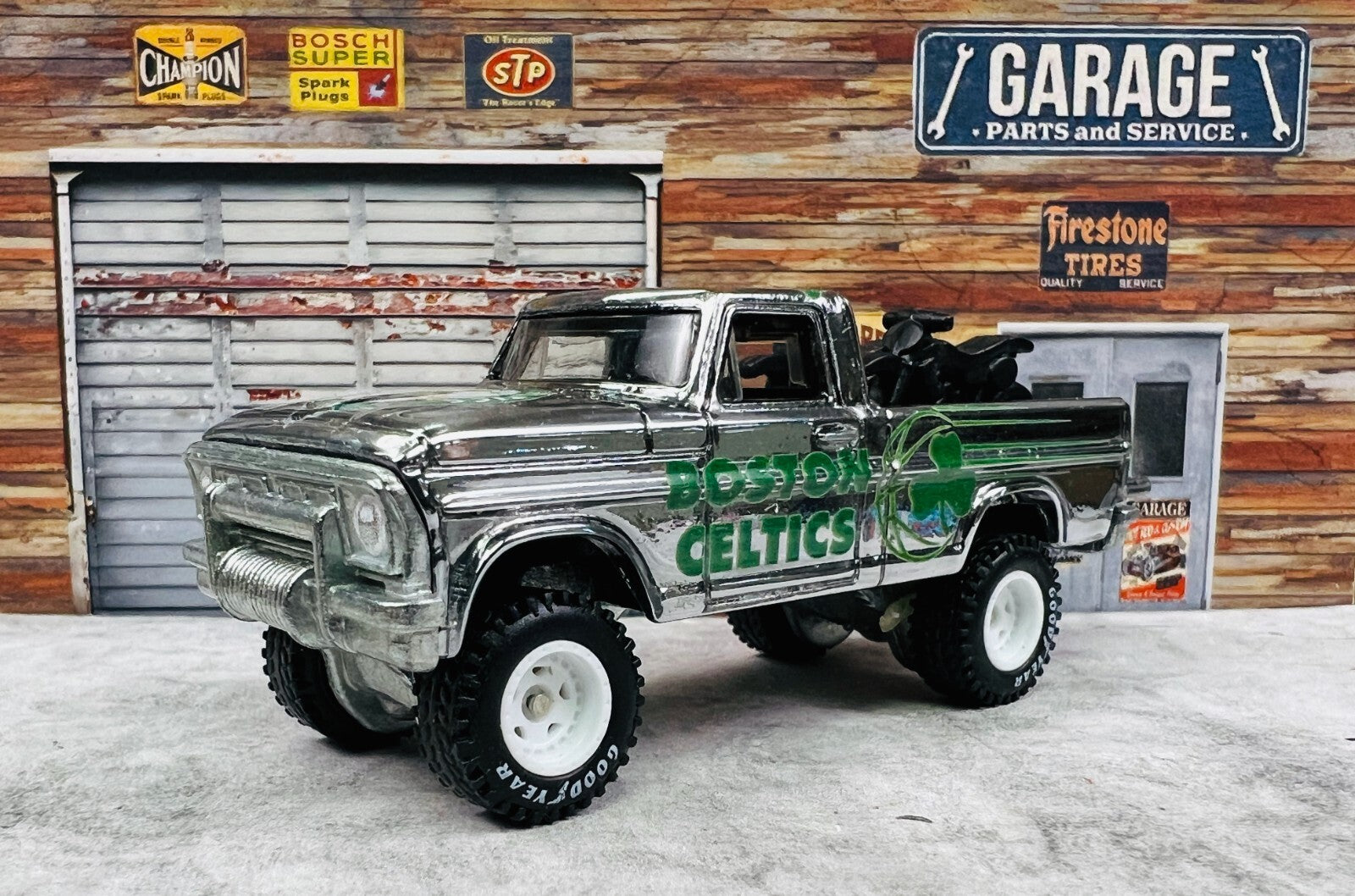 🇺🇸🇺🇸Hot Wheels Texas Drive 'em CUSTOM BOSTON CELTICS LOOSE 🇺🇸🇺🇸