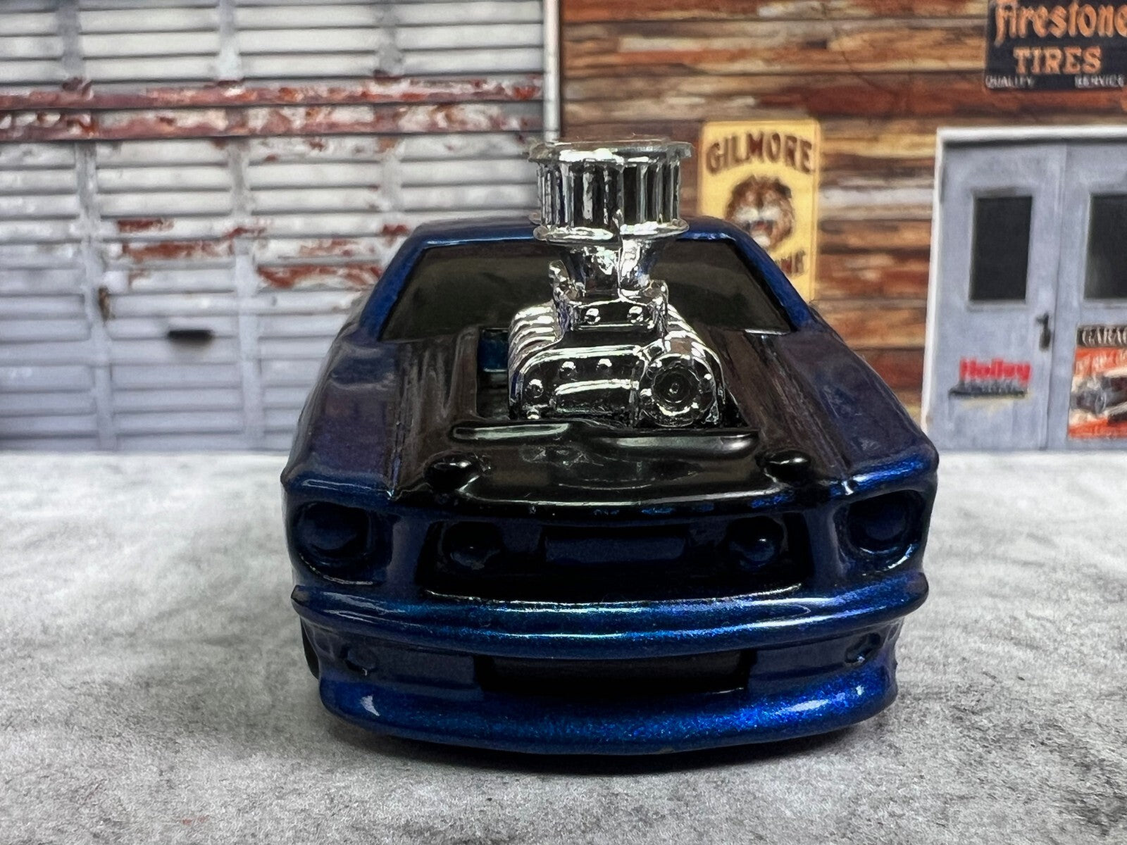 🐎🐎🐎Hot Wheels First Editions 1968 Mustang Tooned 1968 Mustang Blue C9🐎🐎🐎